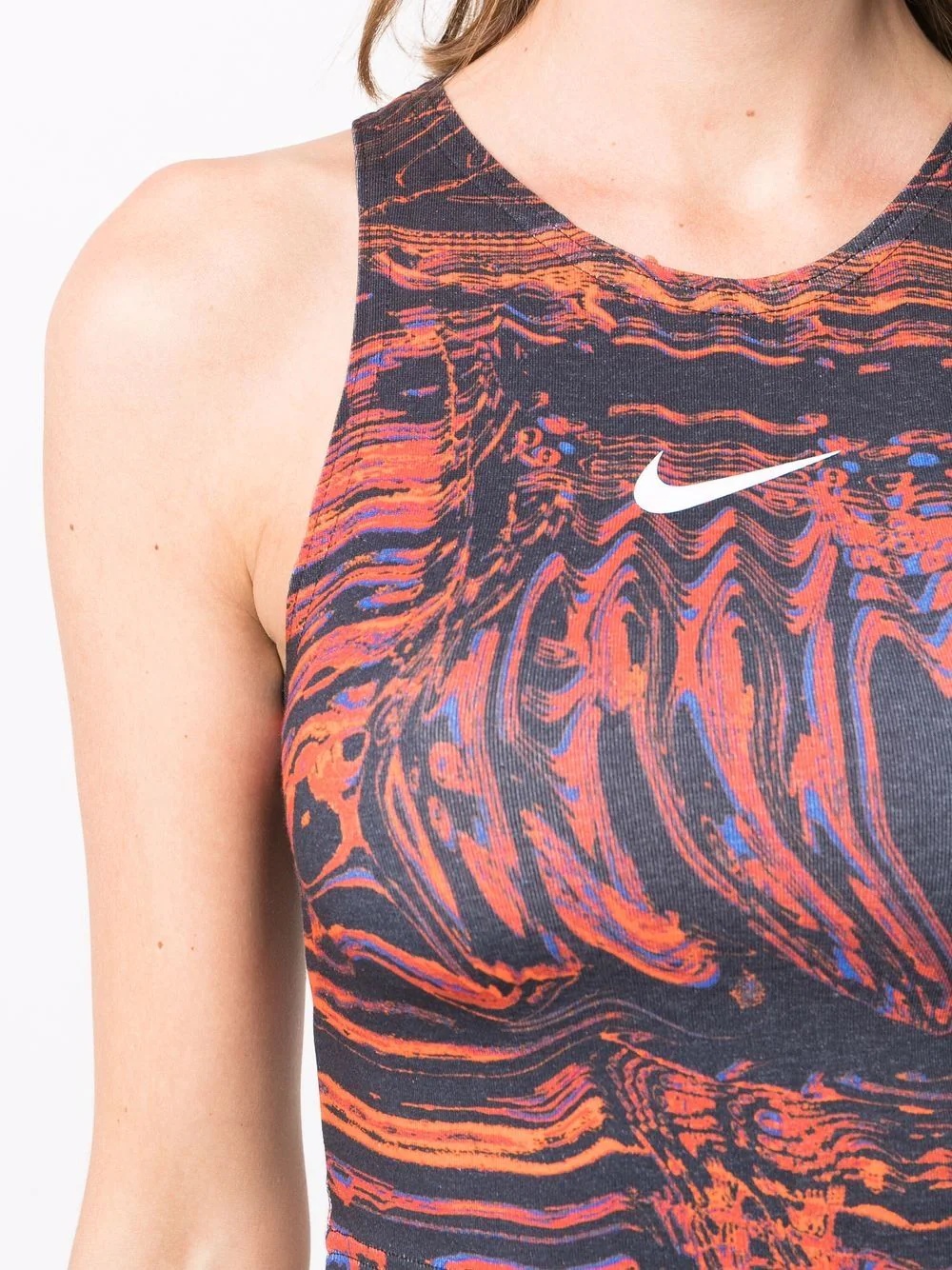 Swoosh-detail sleeveless vest - 5