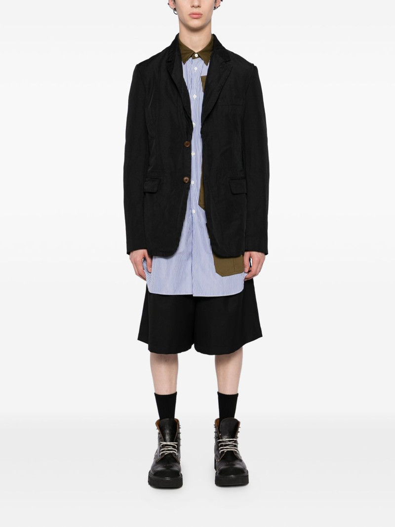 Comme des Garçons Homme Plus buttoned blazer outlook