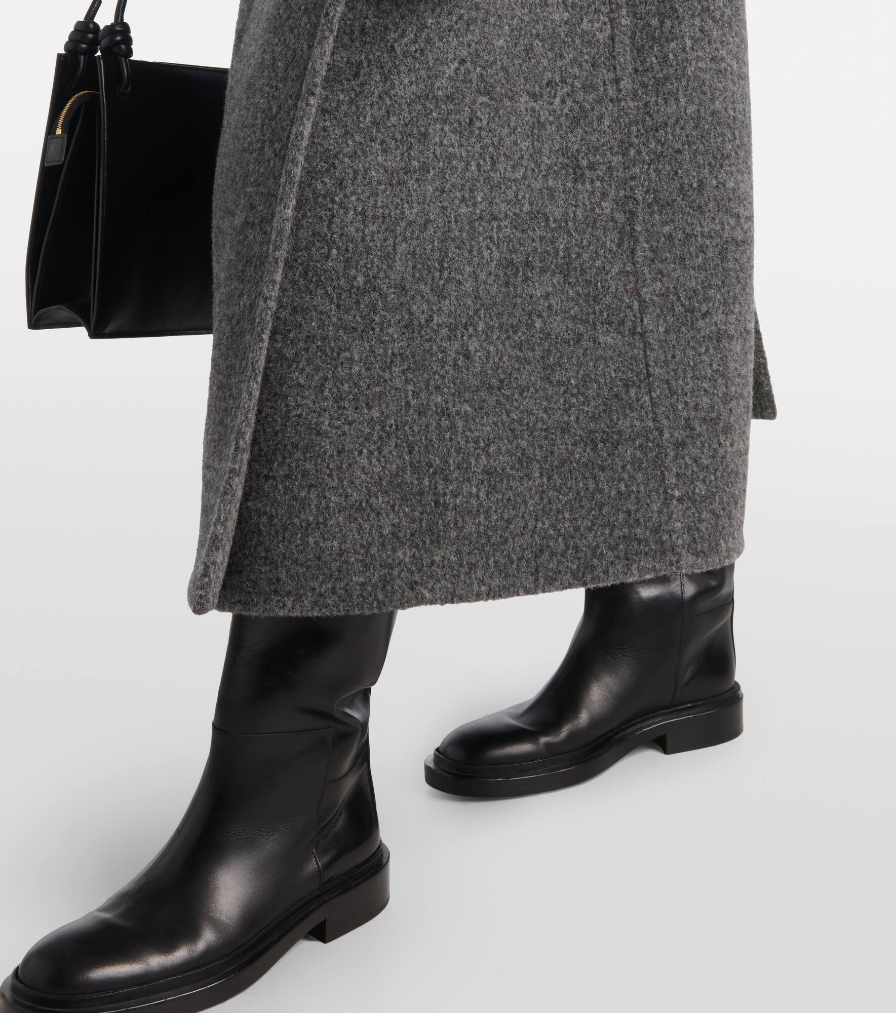 Wool-blend wrap coat - 6