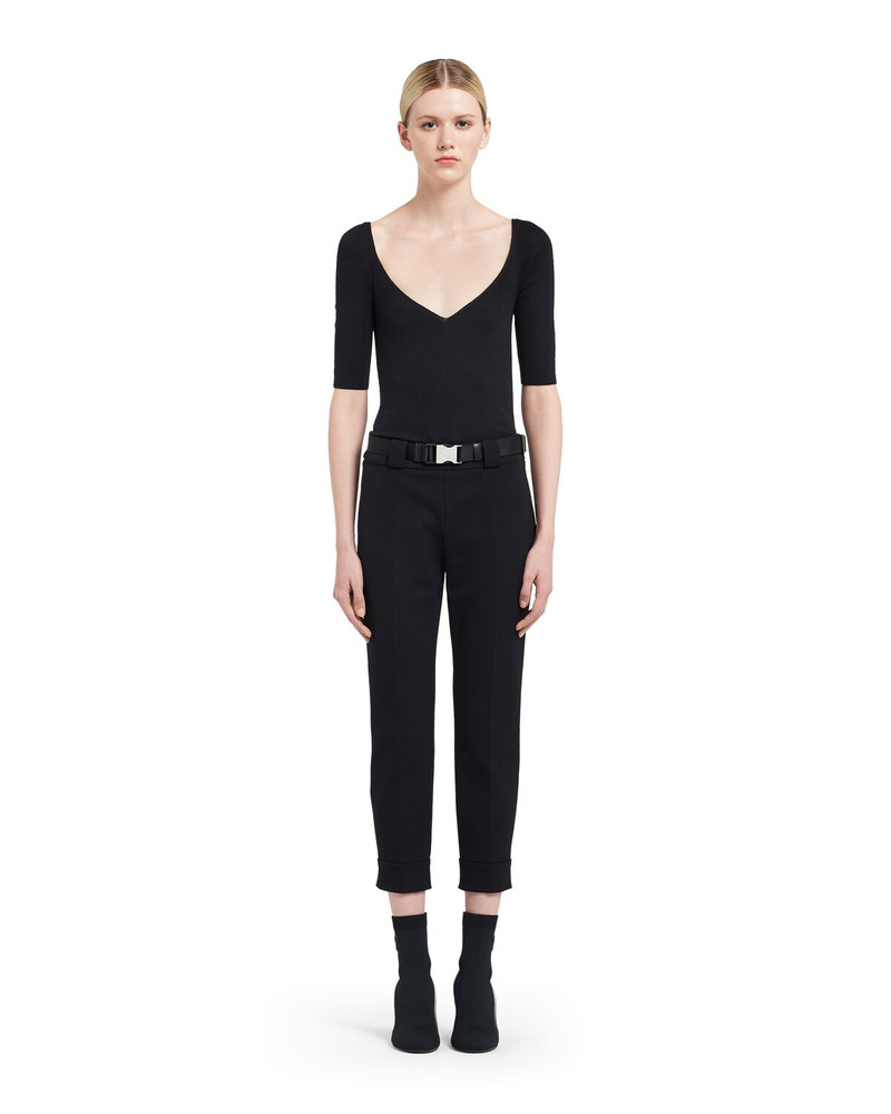 Prada Technical gabardine trousers outlook