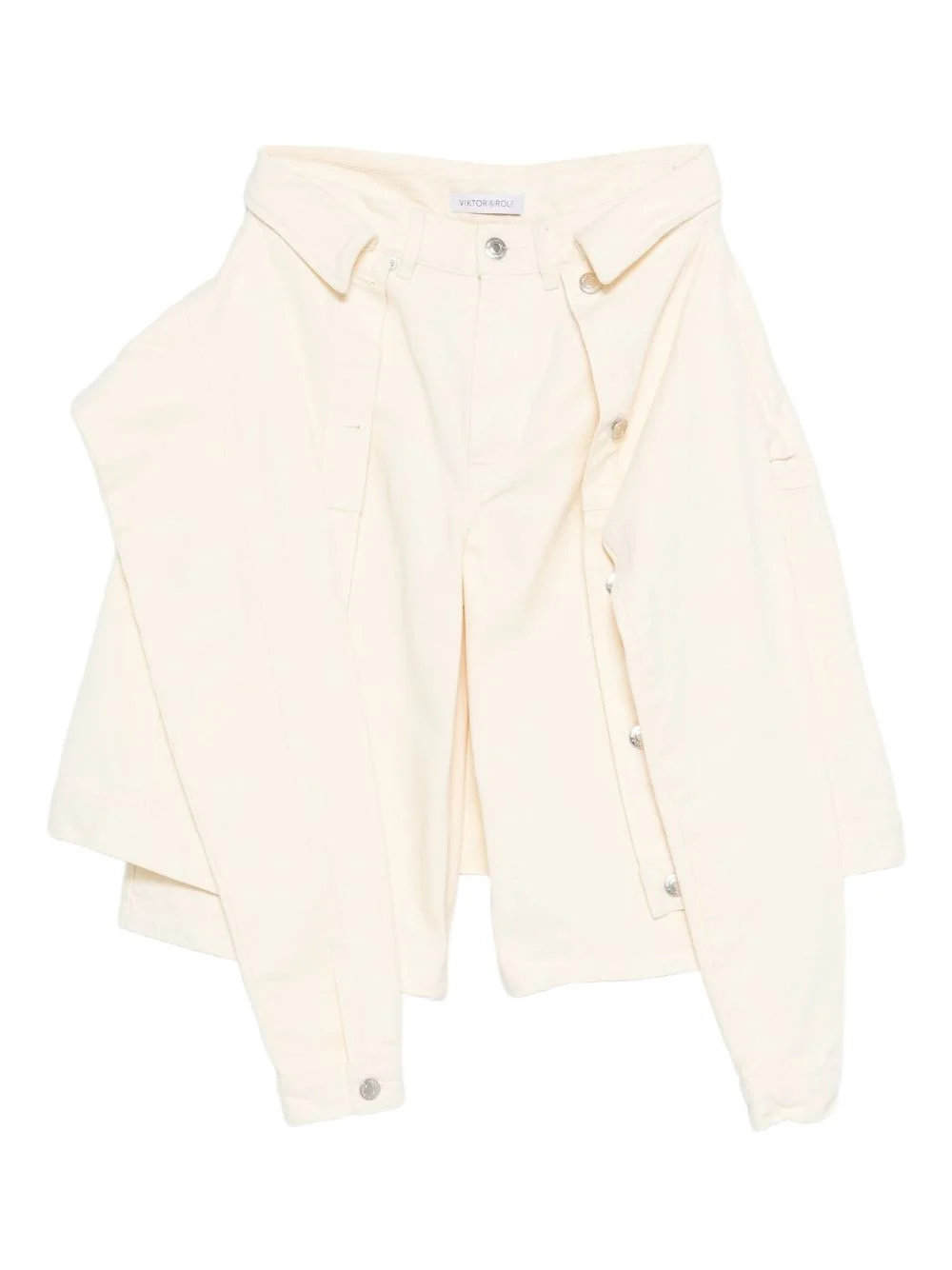 drape-detail shorts - 1