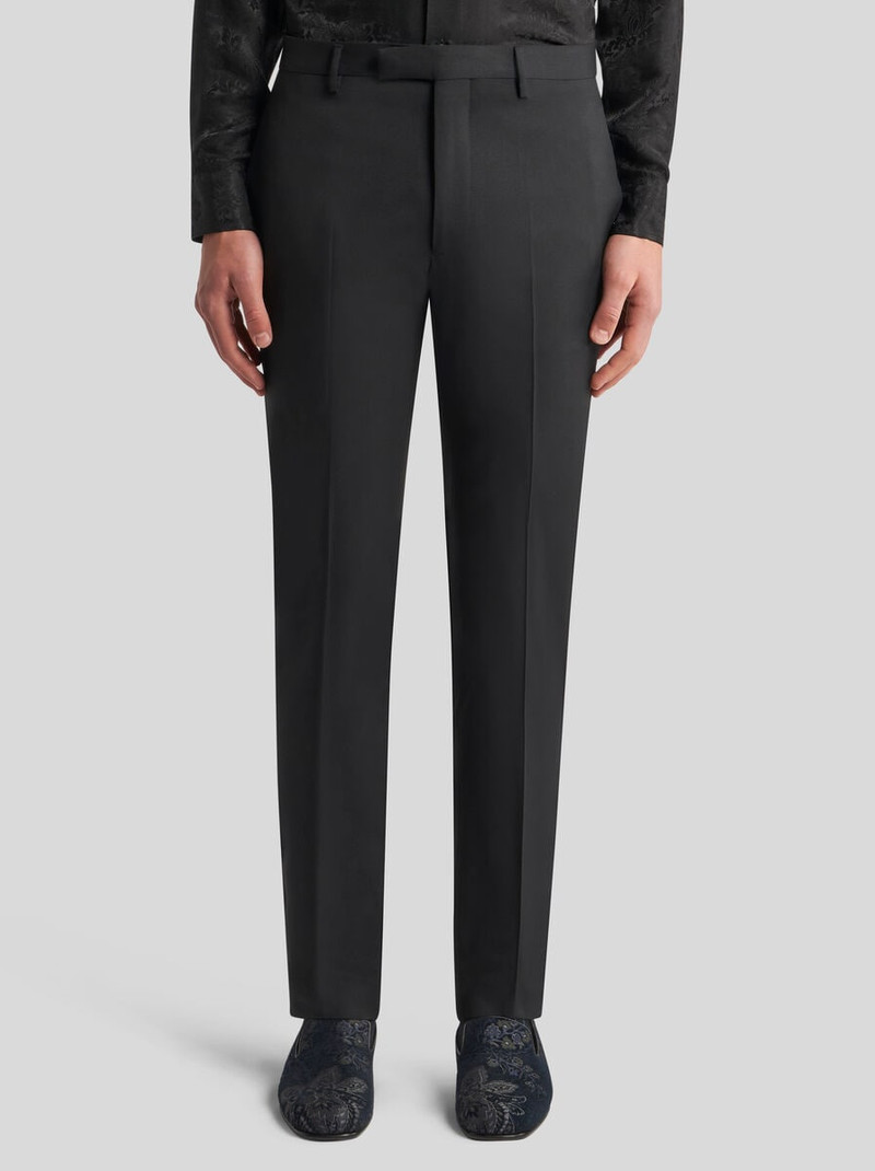Etro SLIM-FIT TROUSERS WITH SILK DETAILS outlook