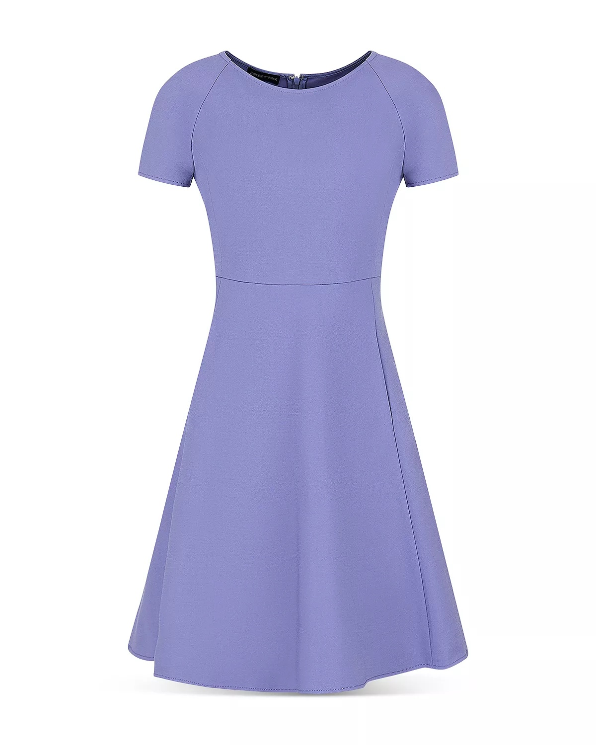 Short Sleeve Fit and Flare Dress - 1