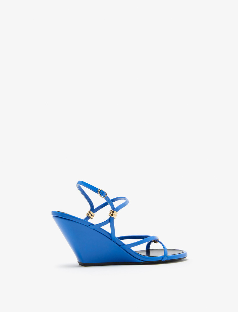 Proenza Schouler Coil Wedge Sandals in Slick Nappa outlook