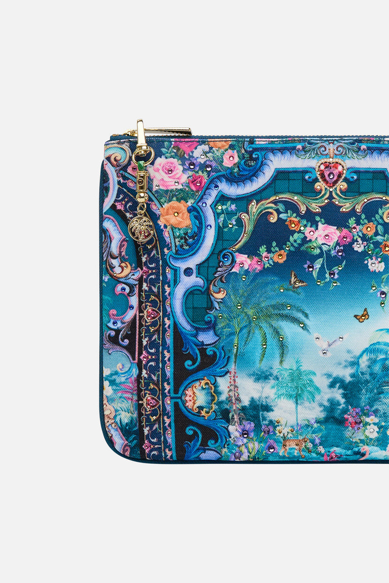 CAMILLA SMALL CANVAS CLUTCH outlook