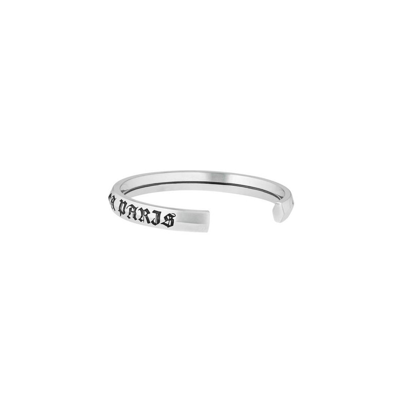 BALENCIAGA Men's Melrose Cuff in Antique Silver outlook