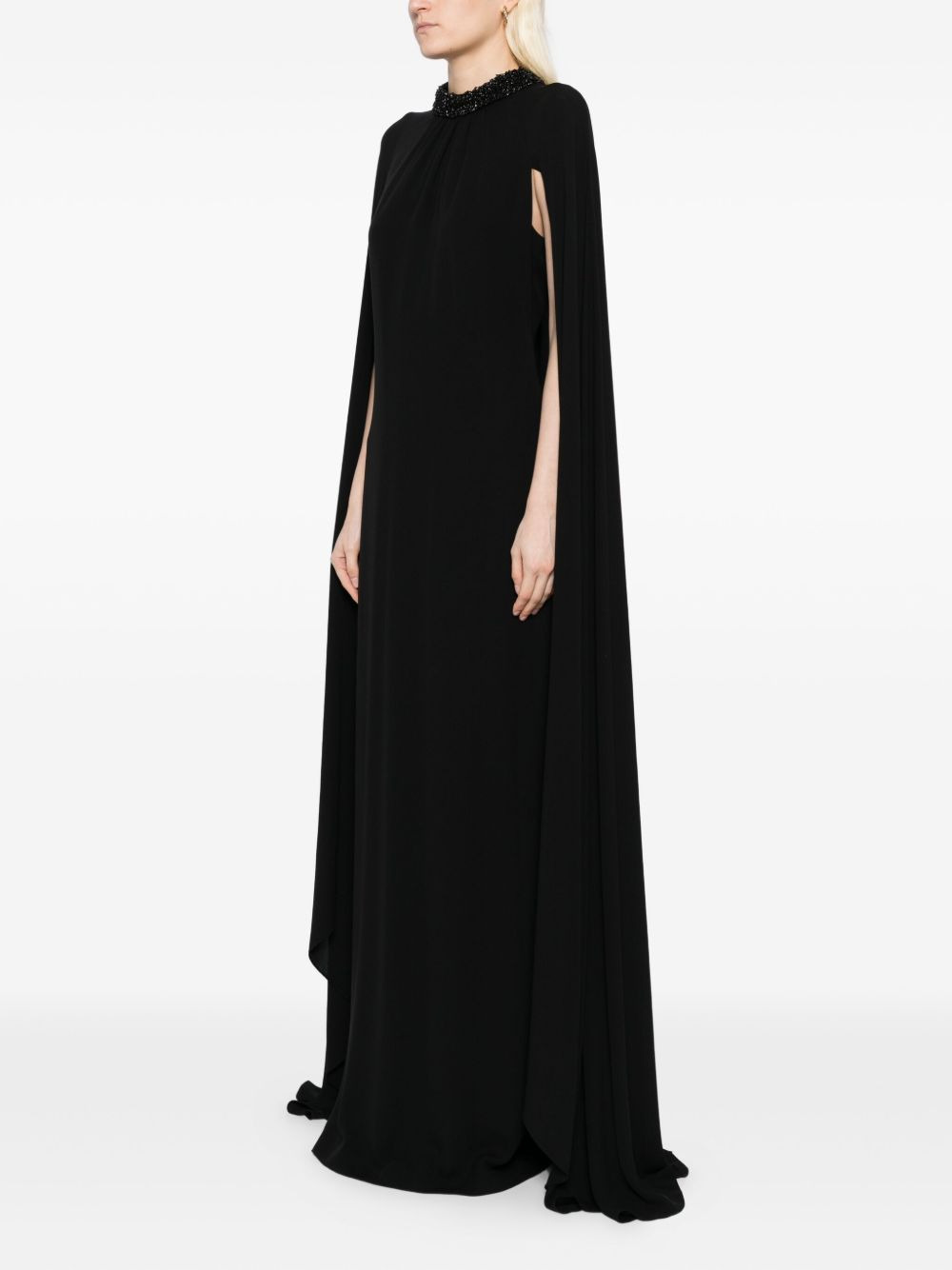 cape design dress - 3