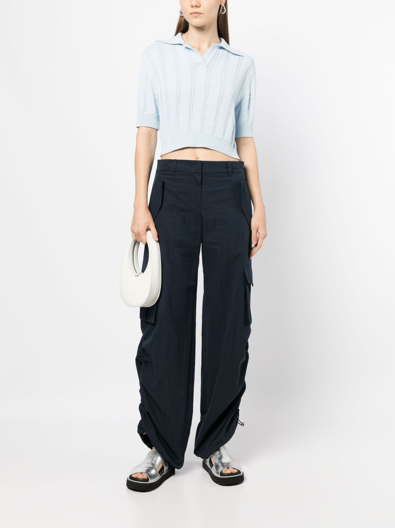 SYSTEM knitted cropped top outlook