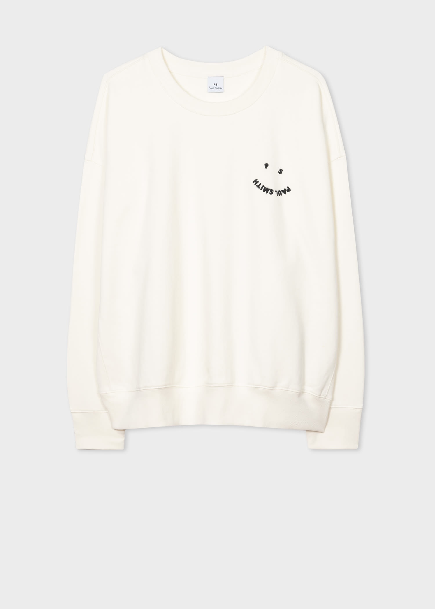 Oversized 'Happy' Sweatshirt - 1