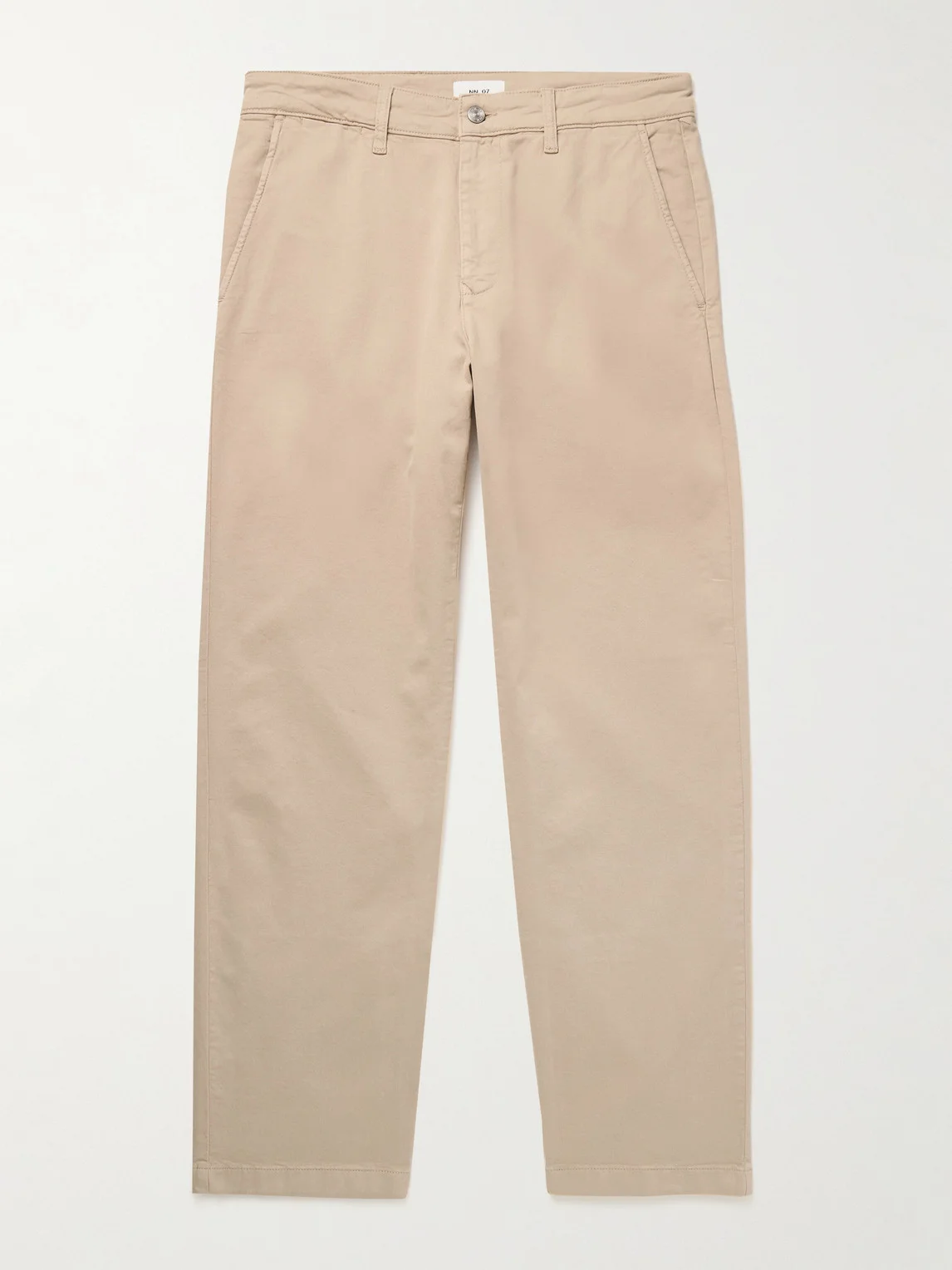 Aden 1923 Straight-Leg Organic Cotton-Blend Twill Chinos - 1
