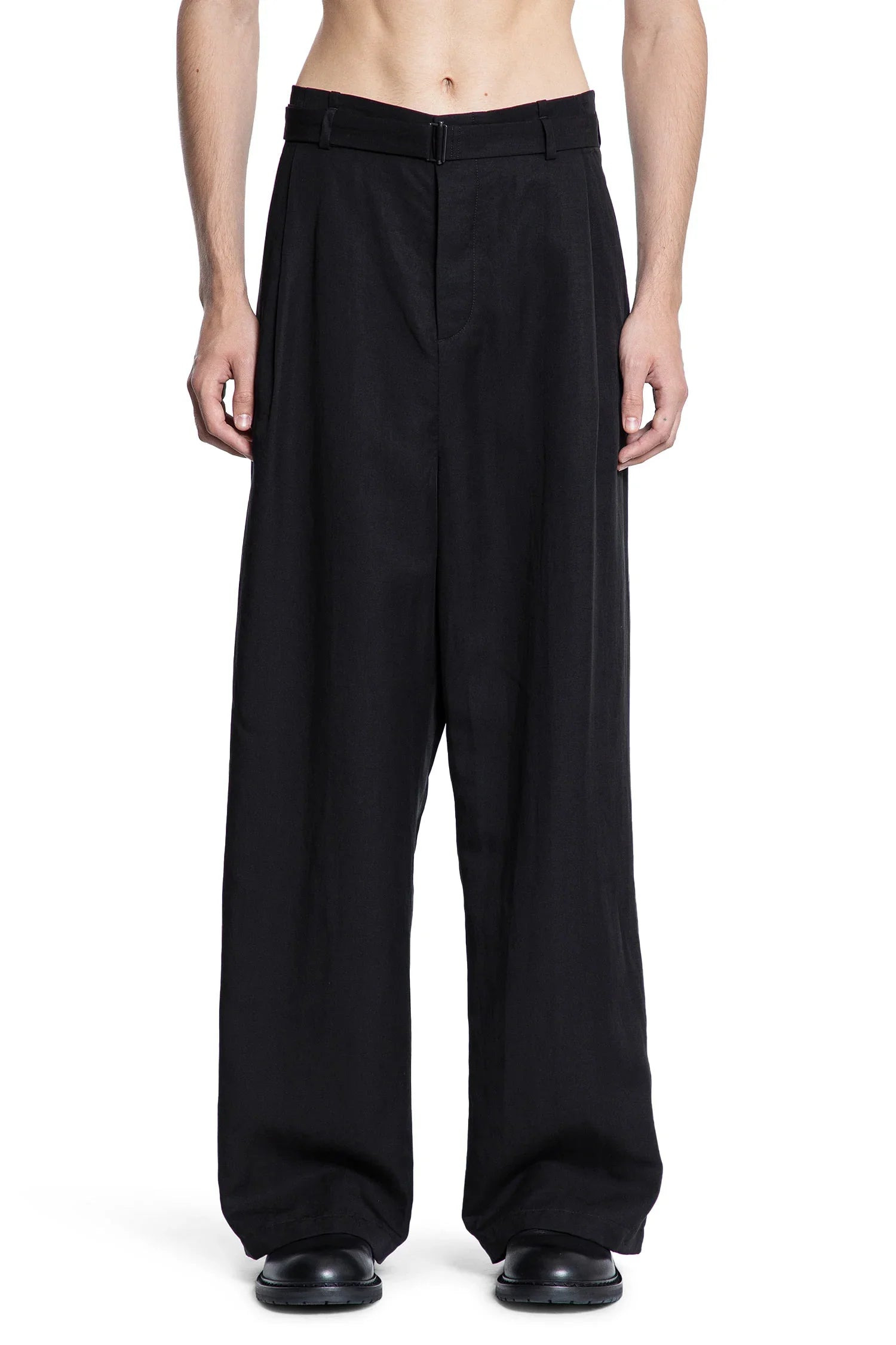 Pleated Wide Pants - 2