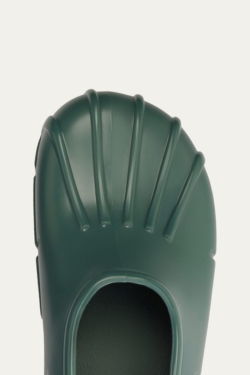 Forest Green Monstera Rain Shoe 5