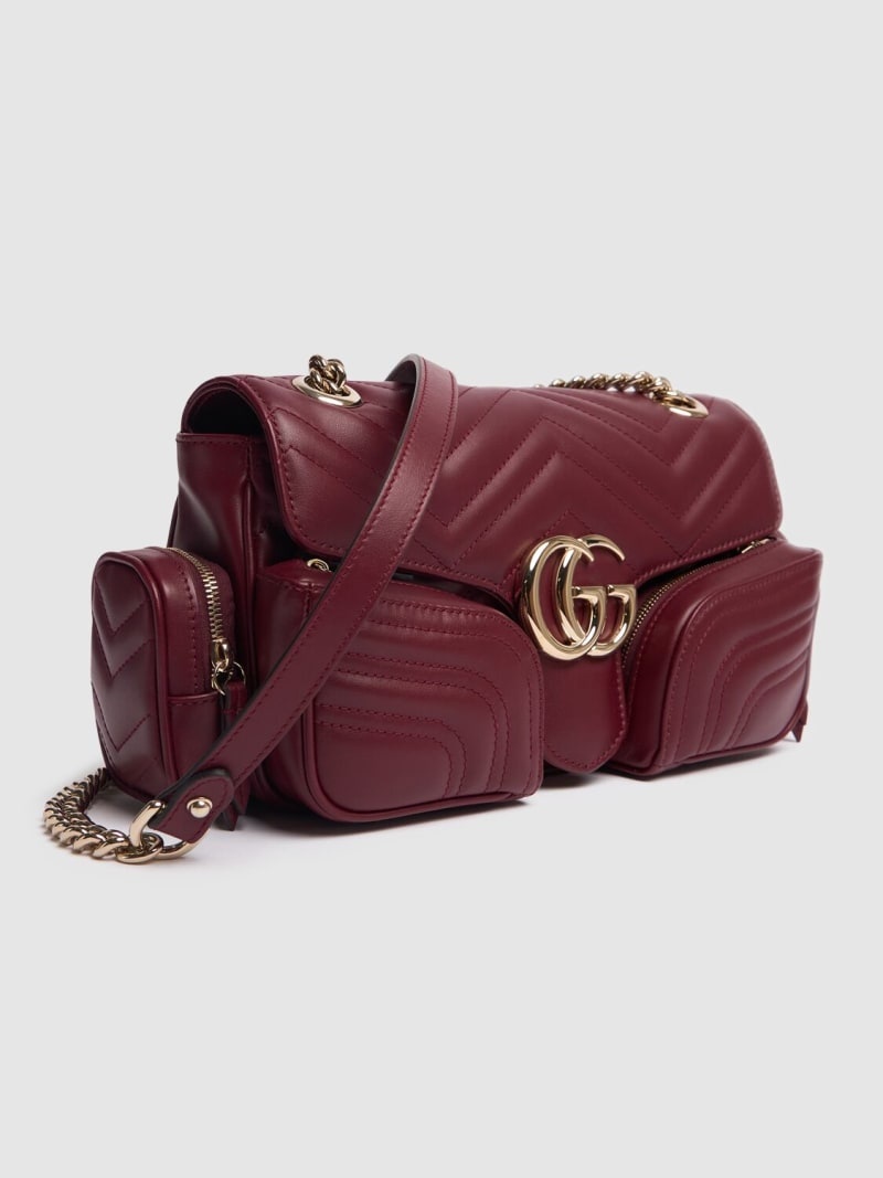 GG Marmont leather shoulder bag - 3