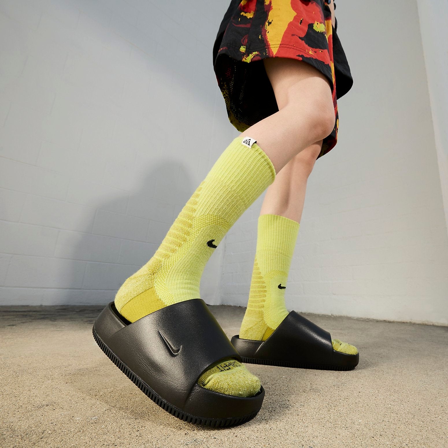 (WMNS) Nike Calm Slide 'Black' DX4816-001 - 4