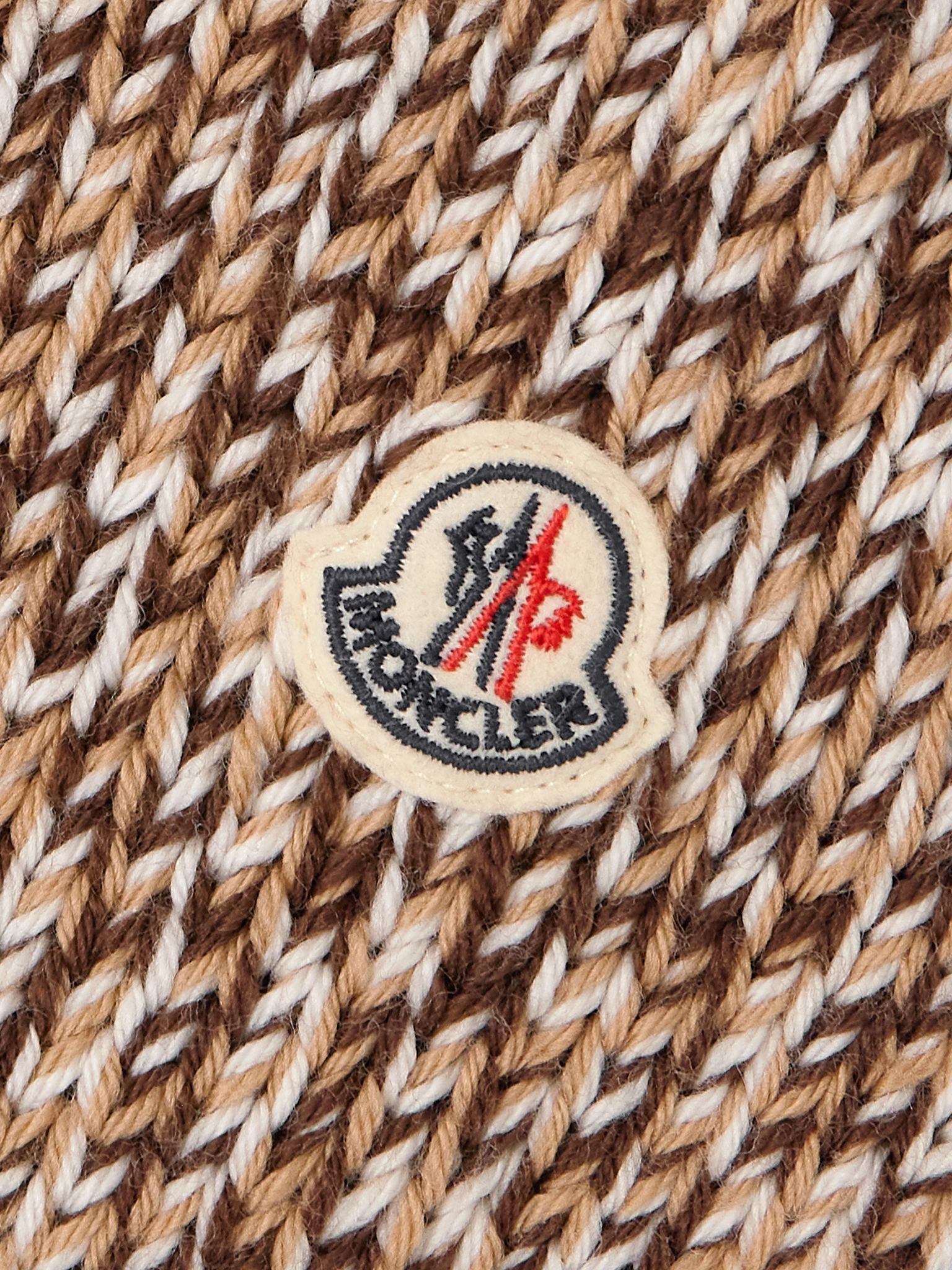 Archivio DNA appliquéd wool sweater Light brown - 4