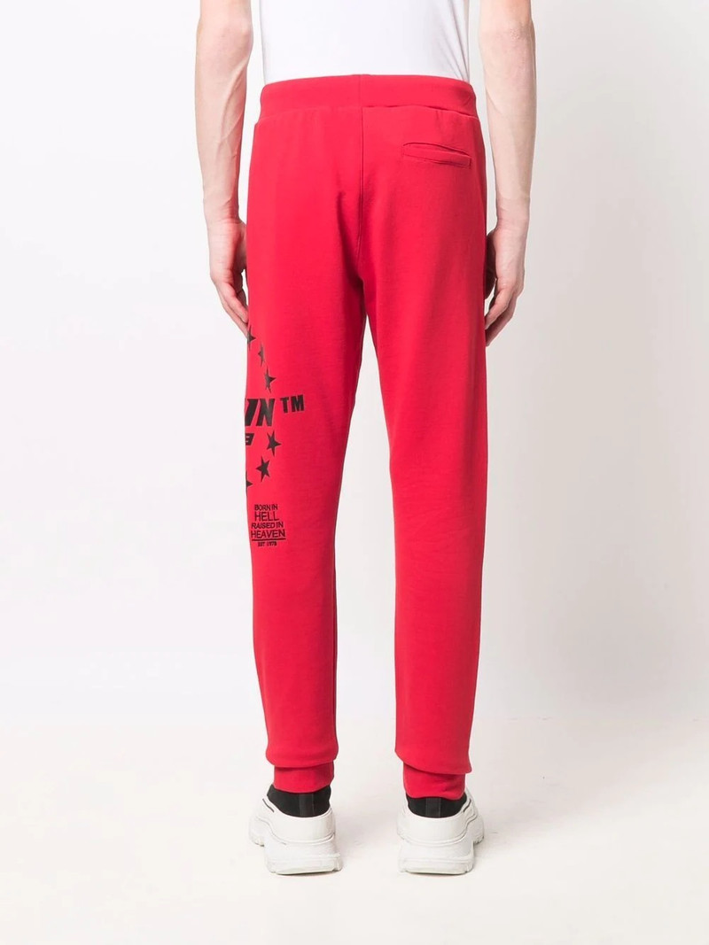 logo skull tracksuit bottoms 4