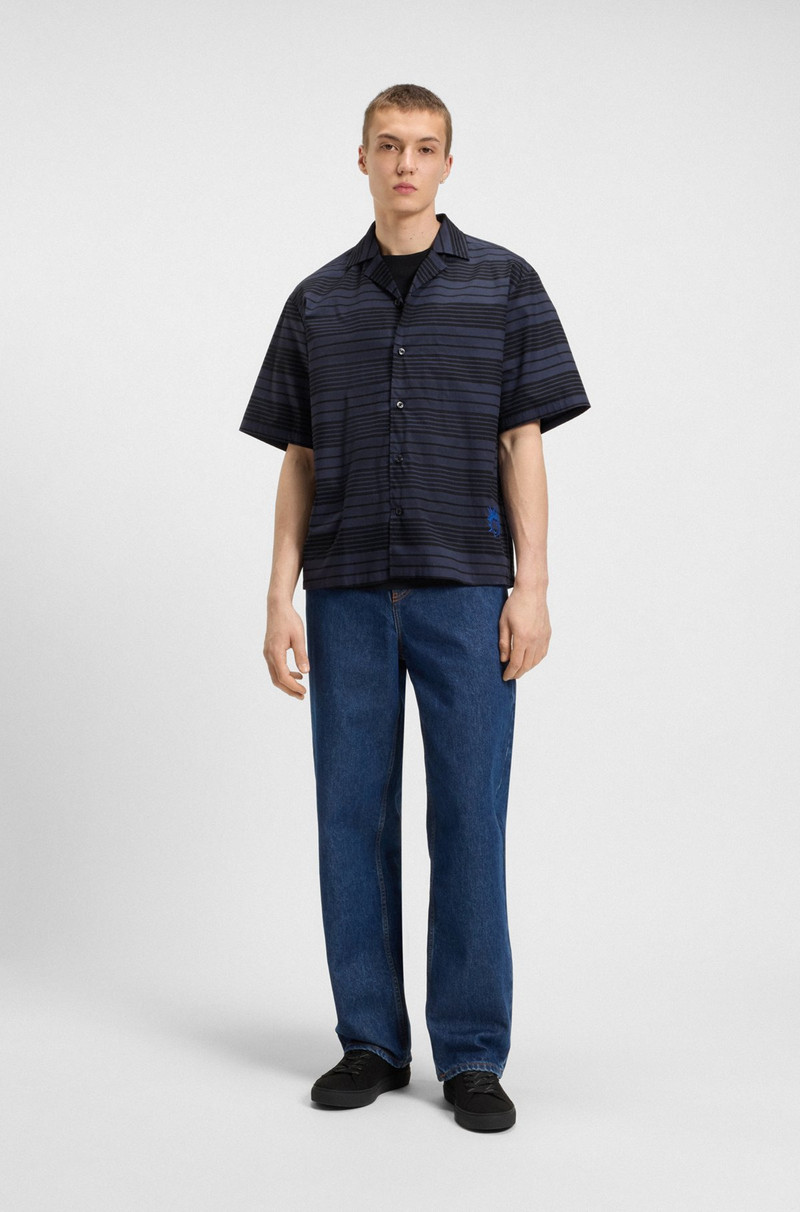 HUGO LOW-TOP TRAINERS IN FAUX SUEDE outlook