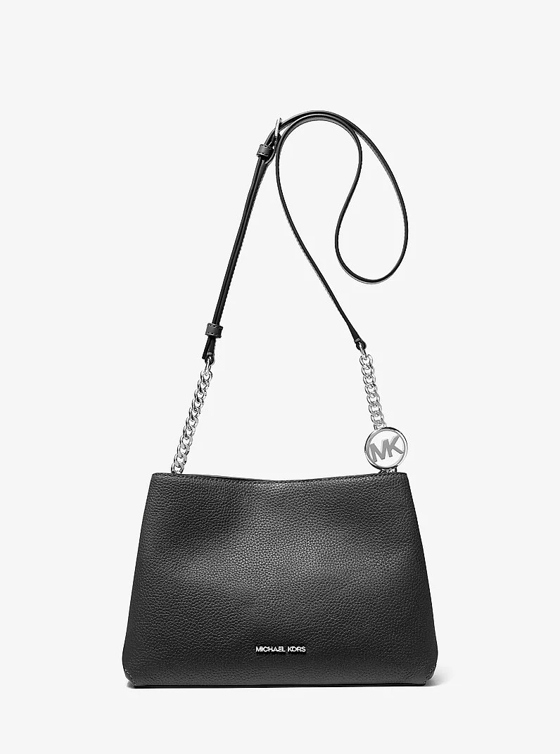 Christina Small Pebbled Leather Crossbody Bag - 1