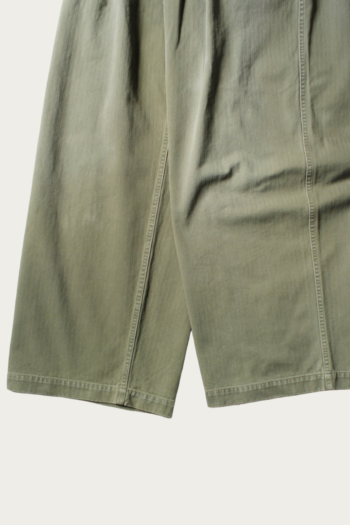 Herringbone FATIGUE Baggy Pants - Khaki - 6