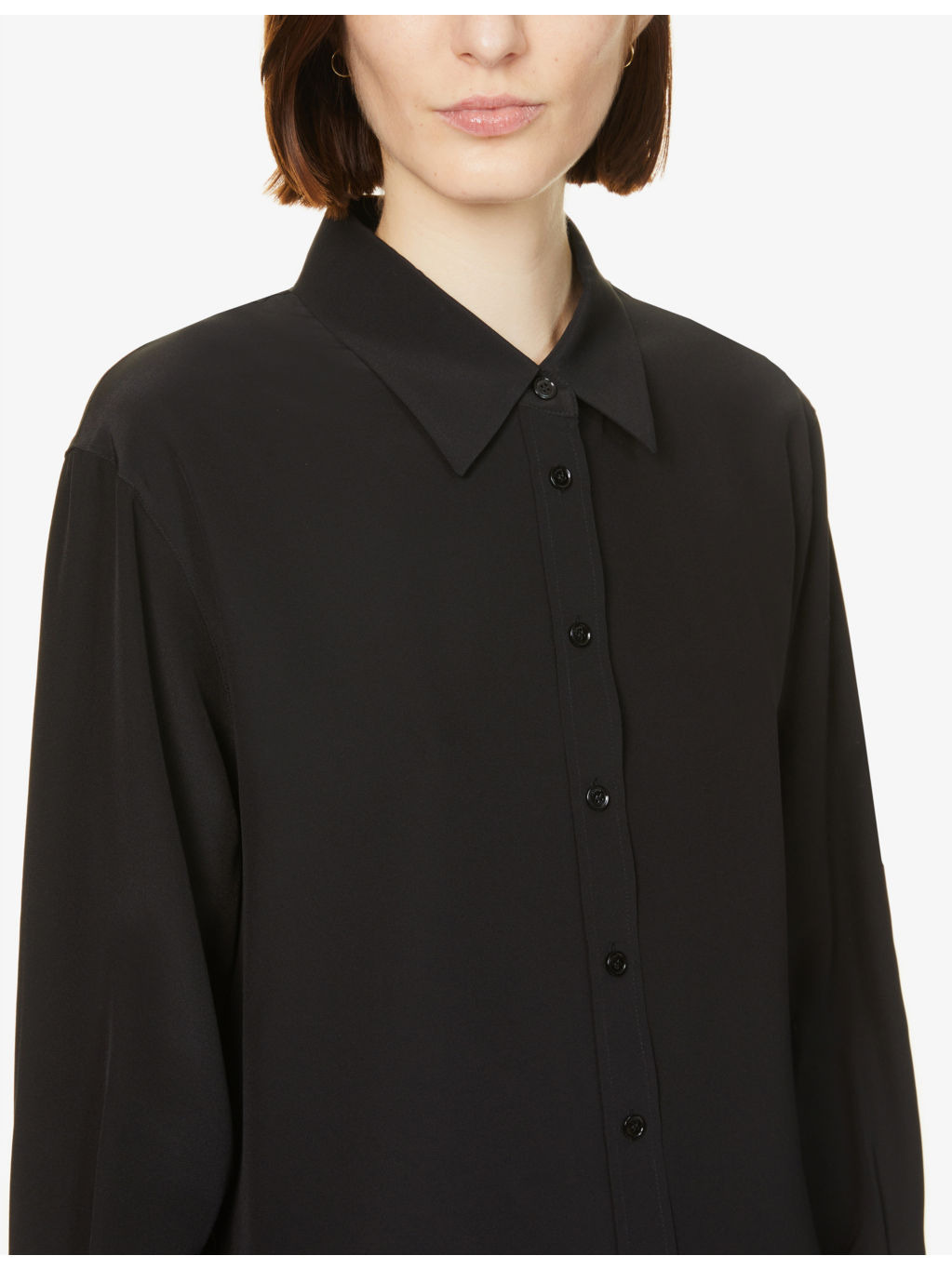 Joe relaxed-fit silk blouse - 5
