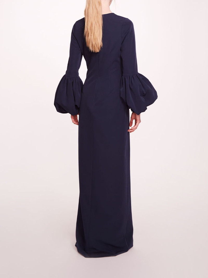 Marchesa PUFFED SLEEVE COLUMN GOWN outlook