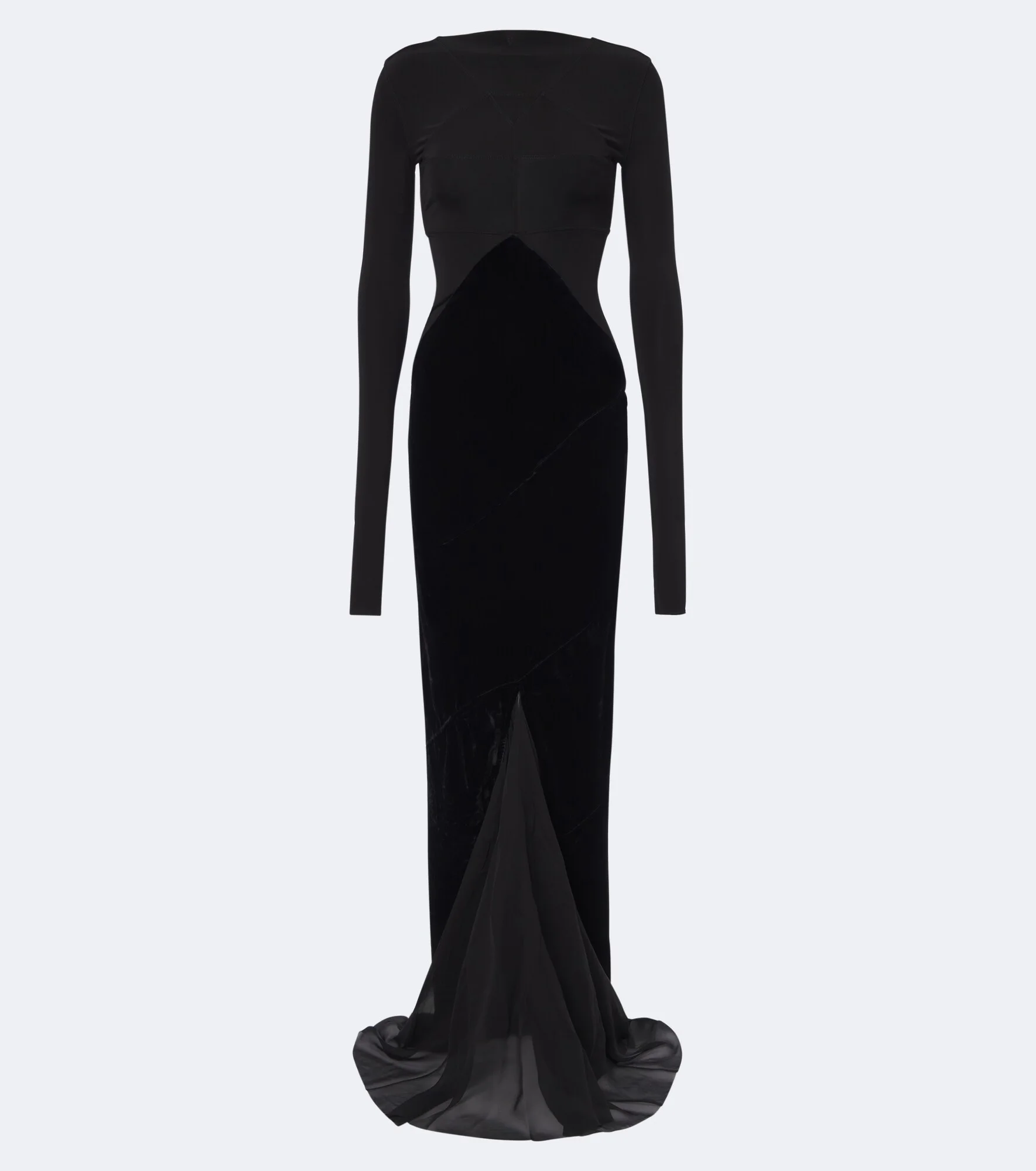 Combo tulle-trimmed gown - 1