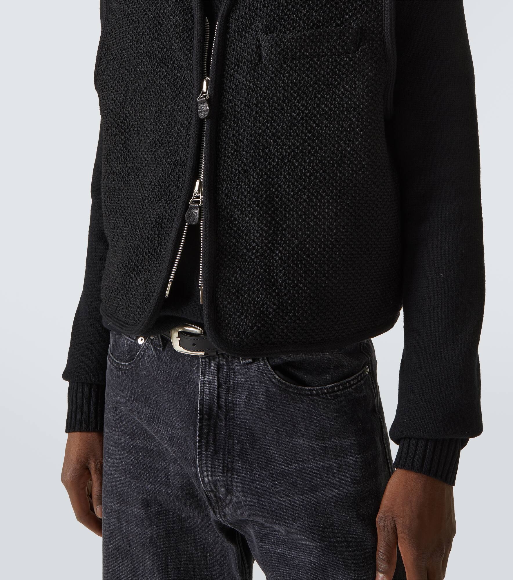 Faux shearling-lined vest - 6