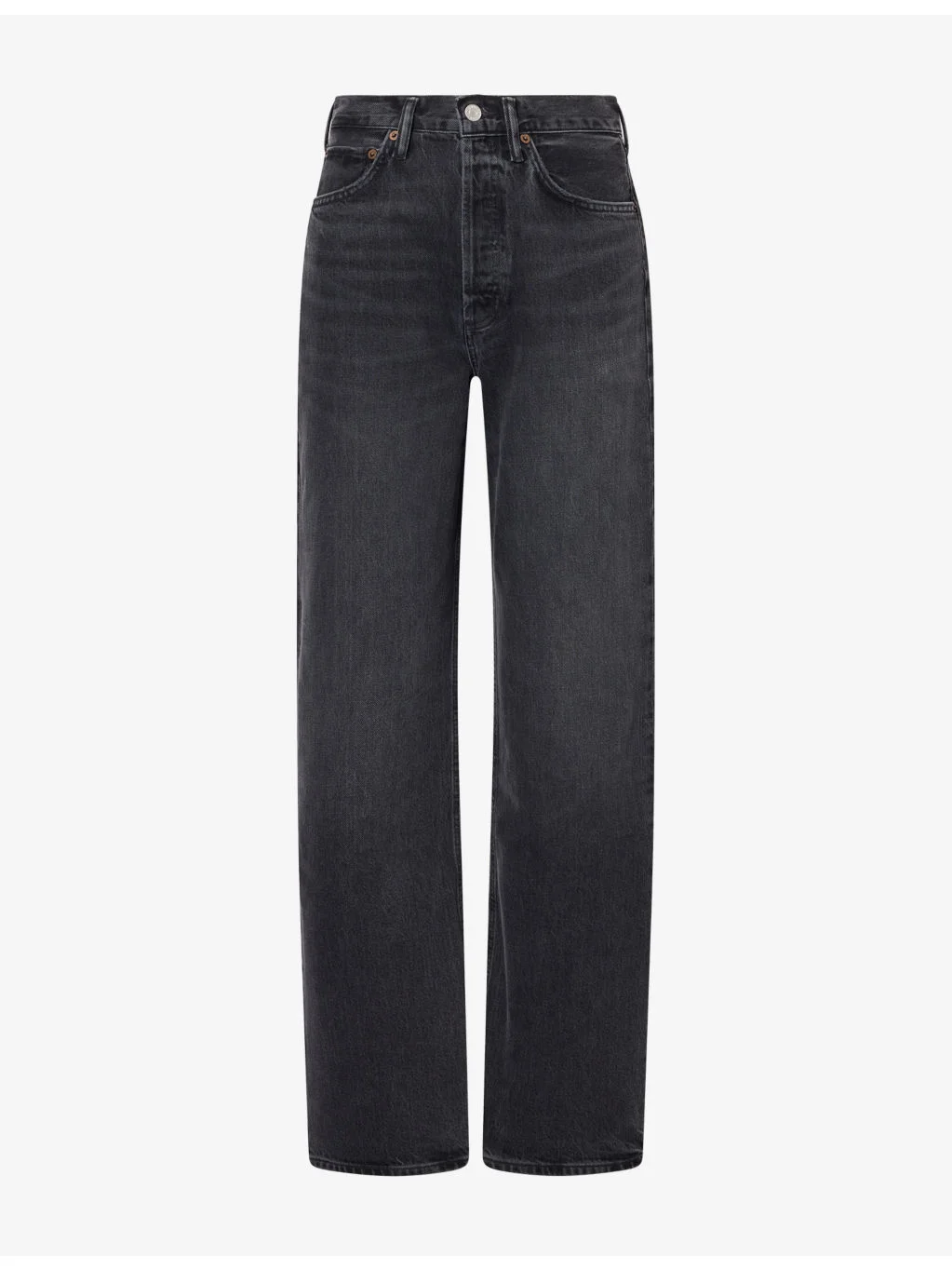 Vintage Straight-Leg Denim Jeans - 1