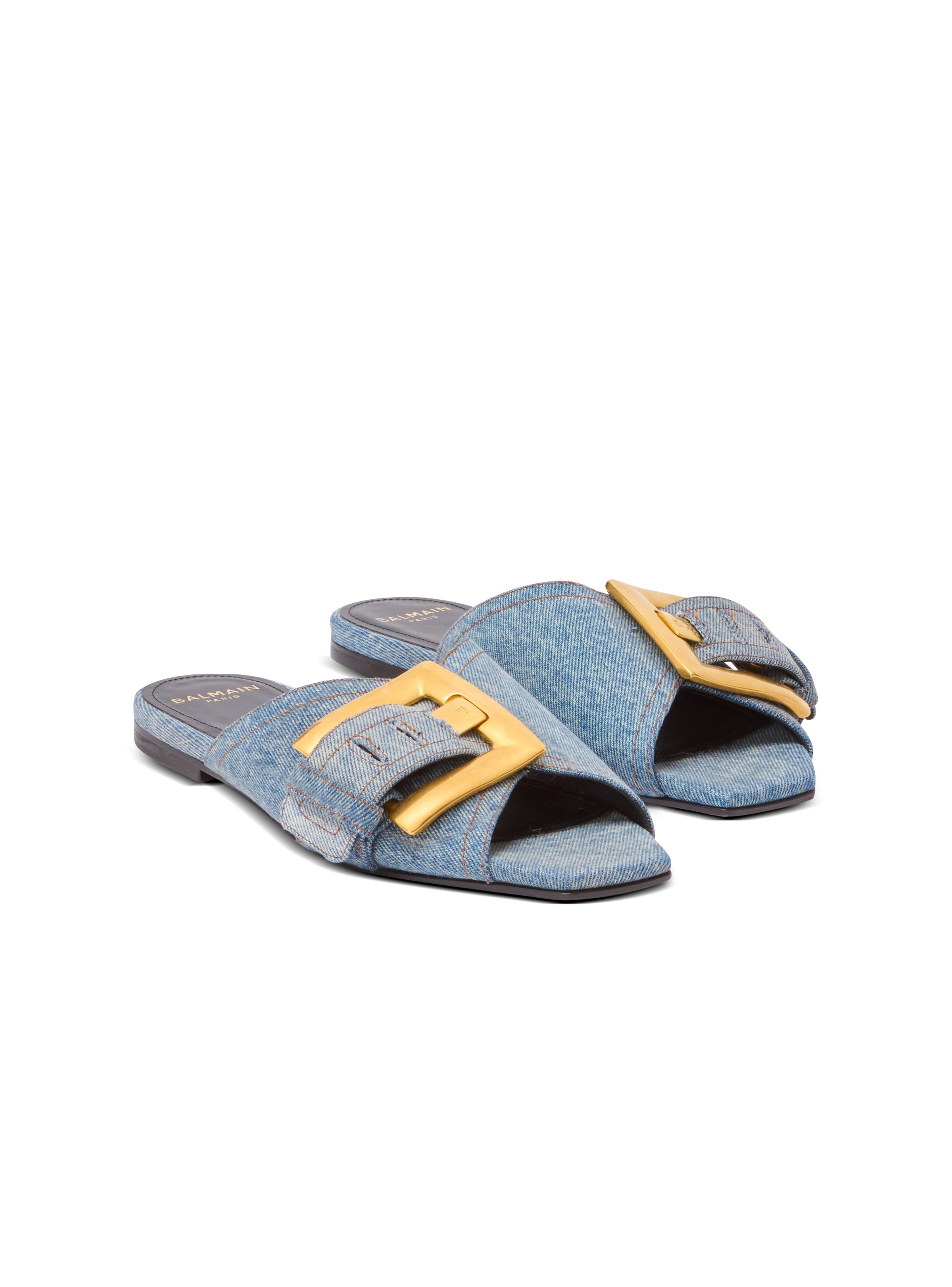 Anthem flat denim sandals - 2