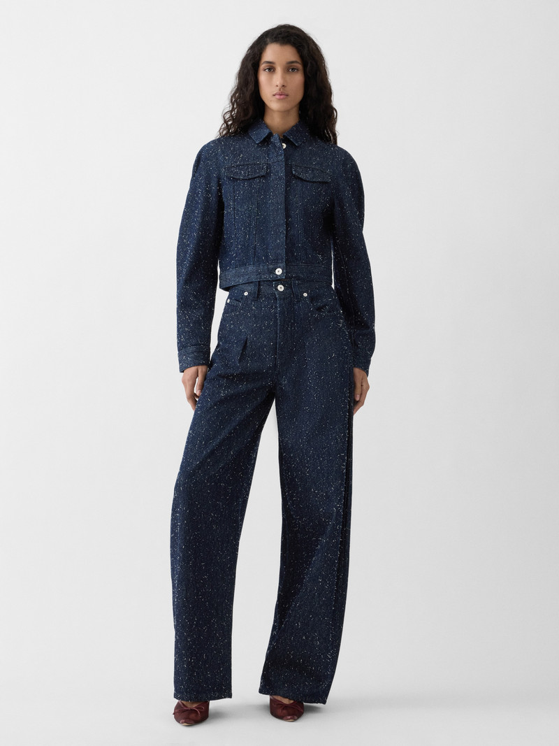 JACQUEMUS The Ovalo de-Nîmes denim jacket outlook