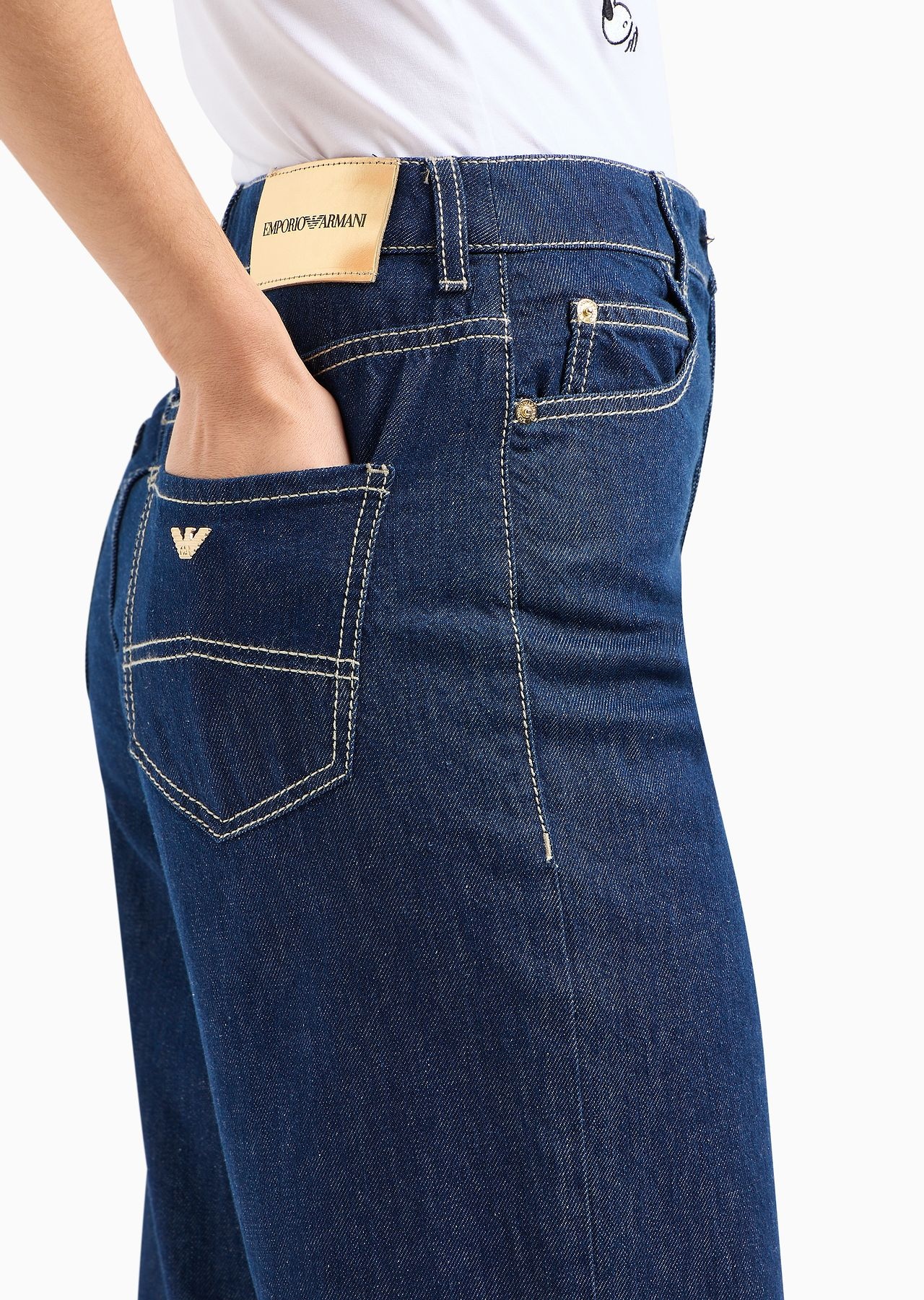 J4B Mid-rise straight-leg, rinsed-denim jeans - 5