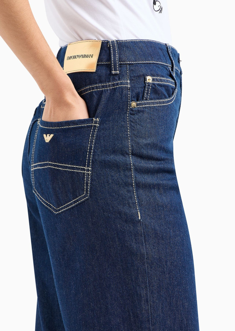 J4B Mid-rise straight-leg, rinsed-denim jeans 5