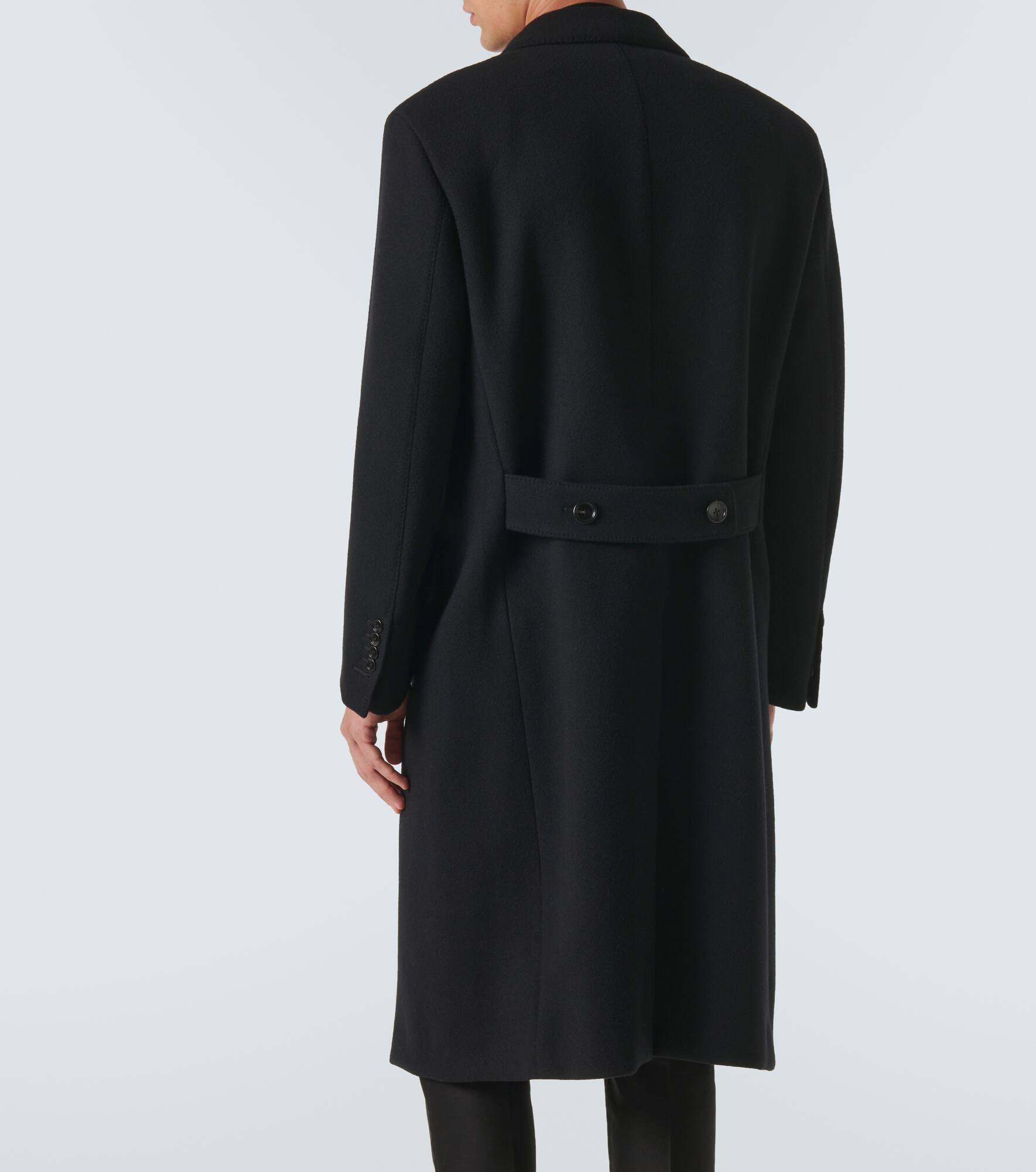Wool double-breasted coat - 4