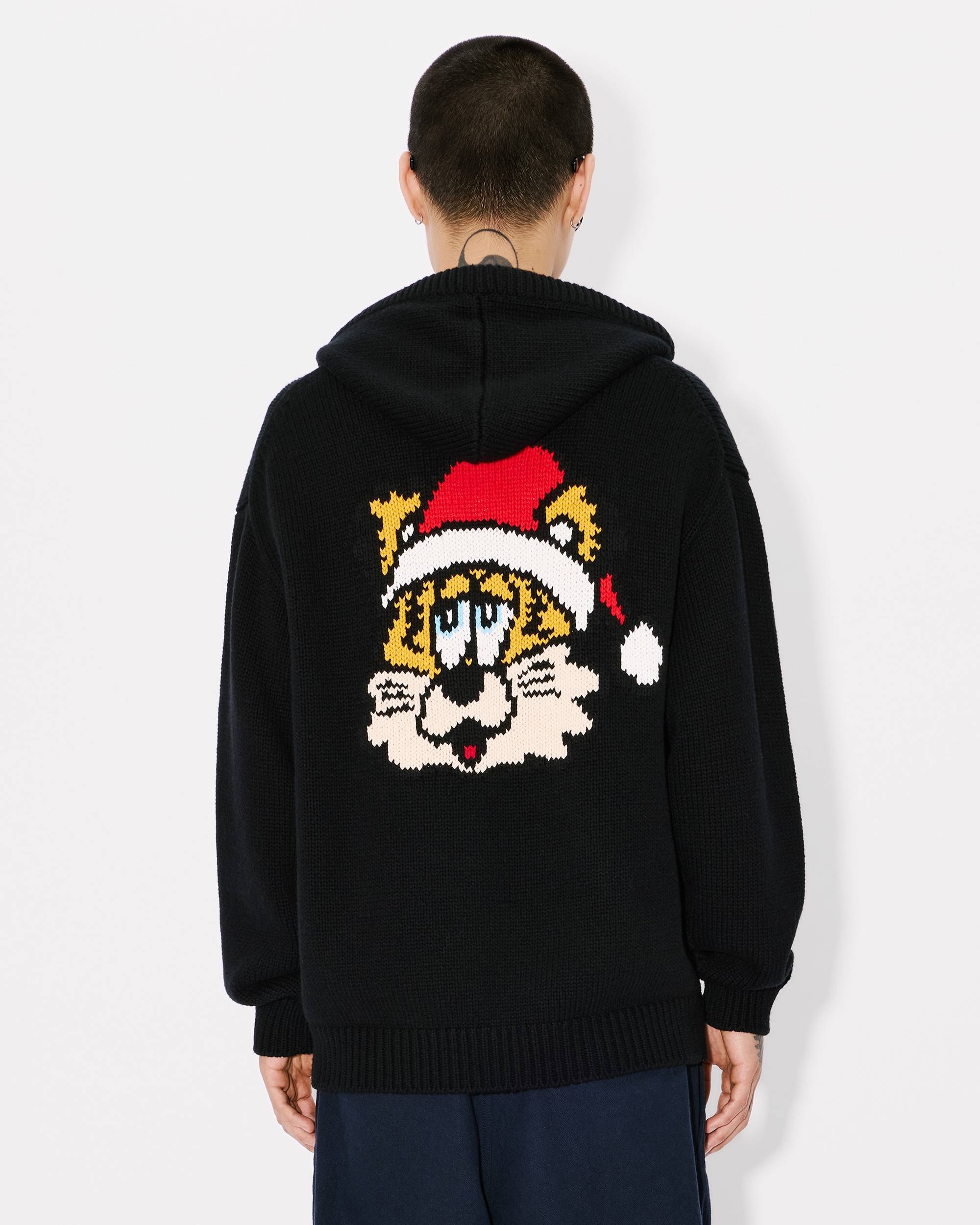 'KENZO VERDY MARKET' genderless knitted hoodie in wool and cotton - 9