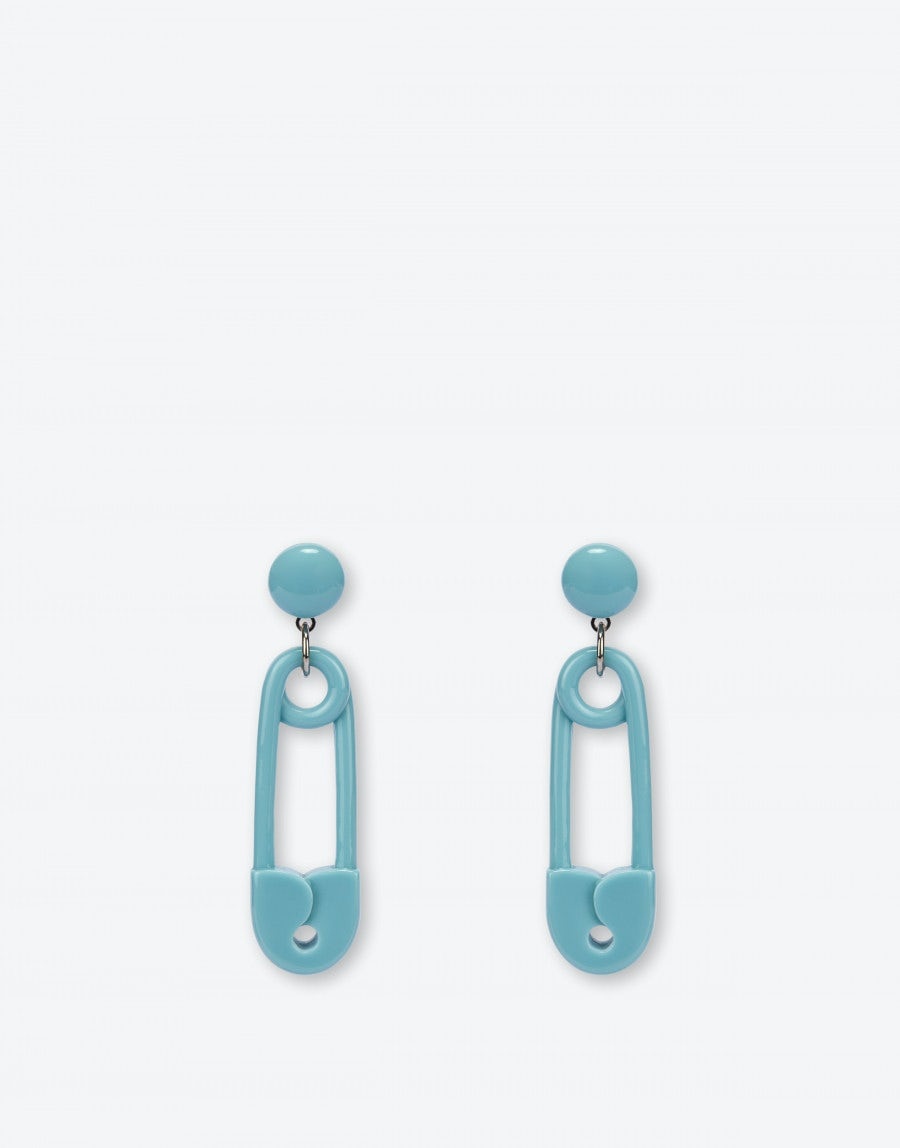SAFETY PINS DROP EARRINGS - 1