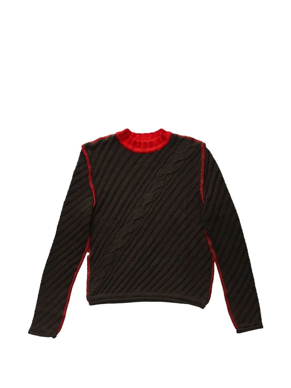ribbed sweater - 1