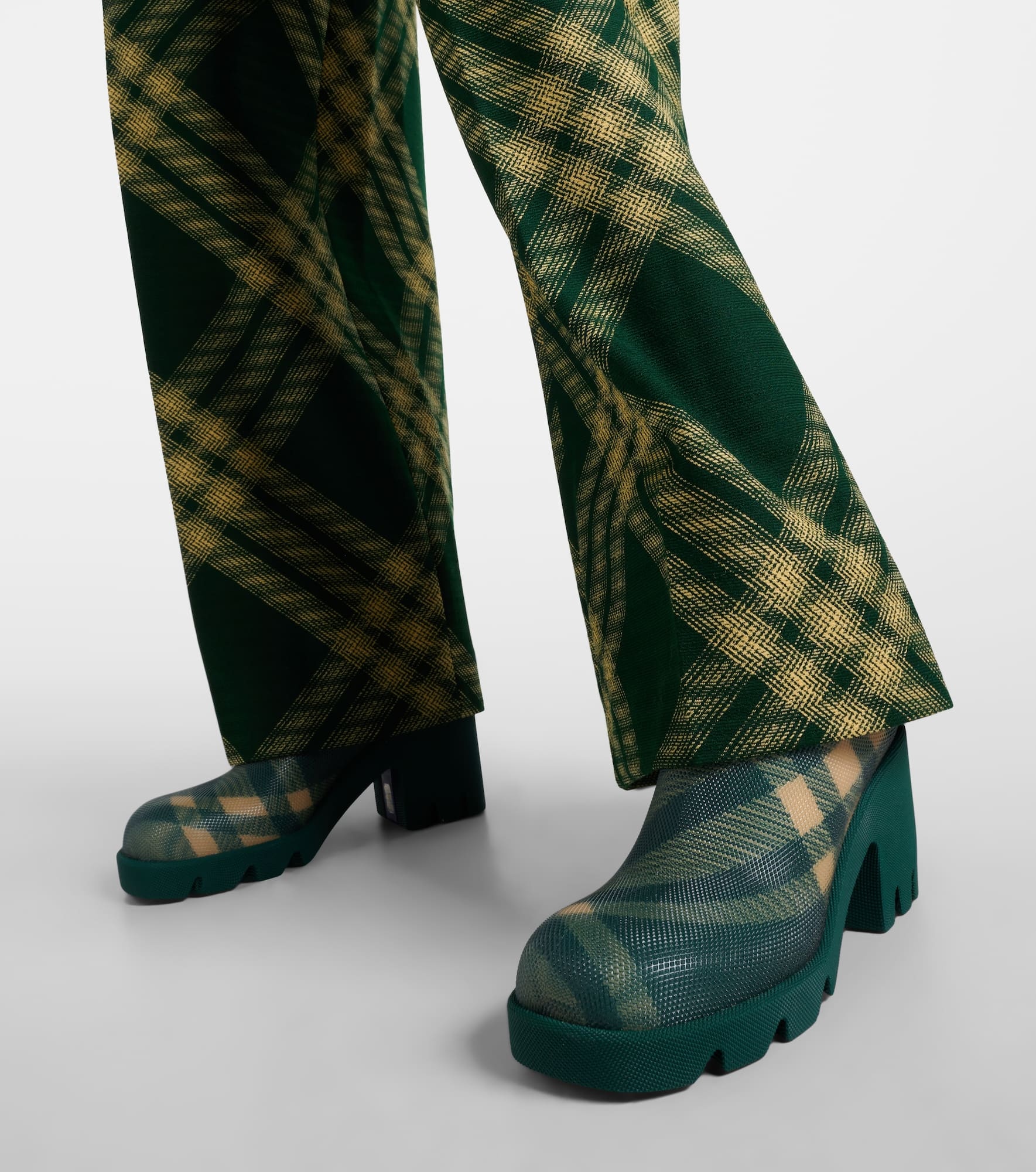 Burberry Check 65 ankle boots - 4