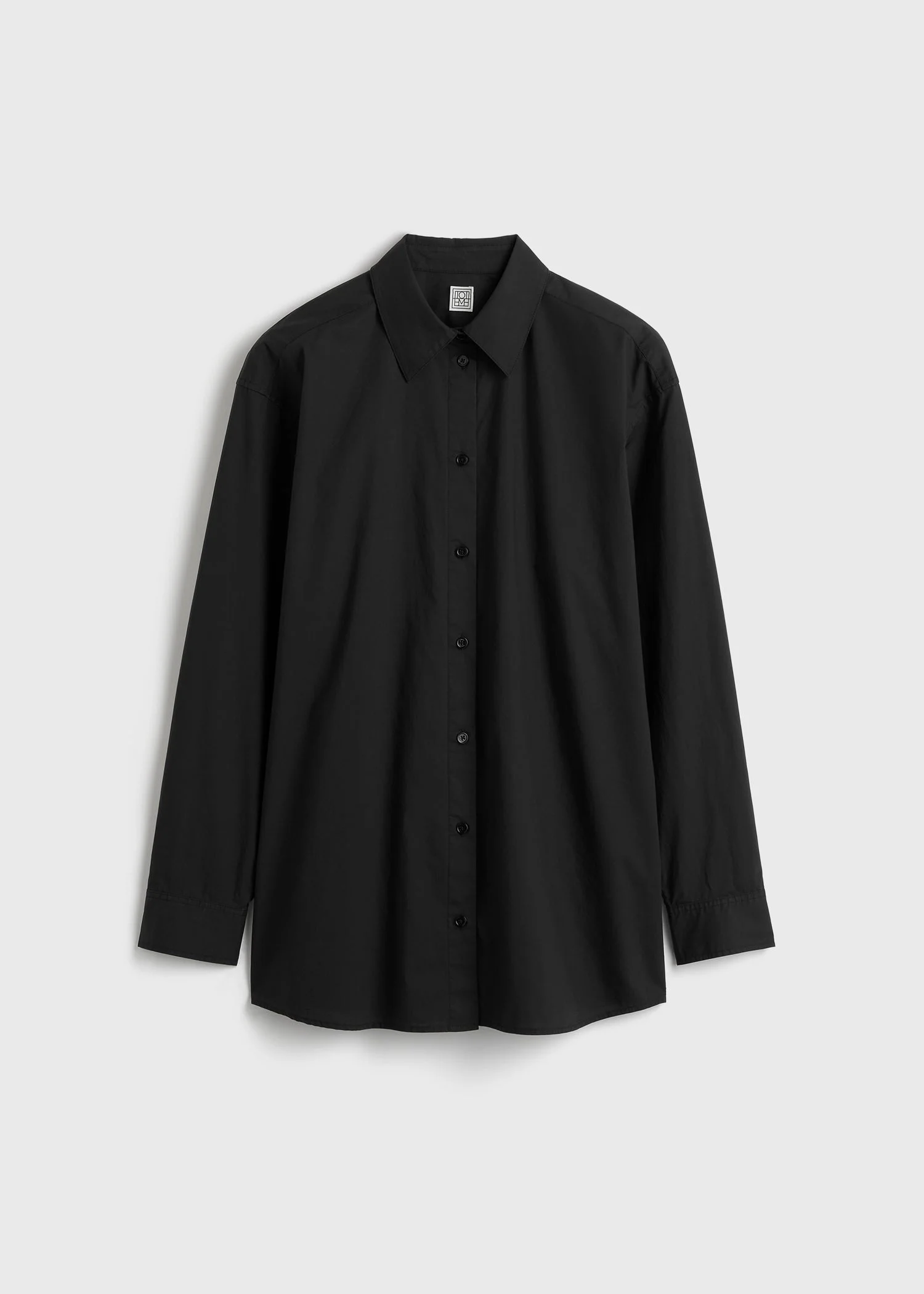 Classic tumbled shirt washed black - 1