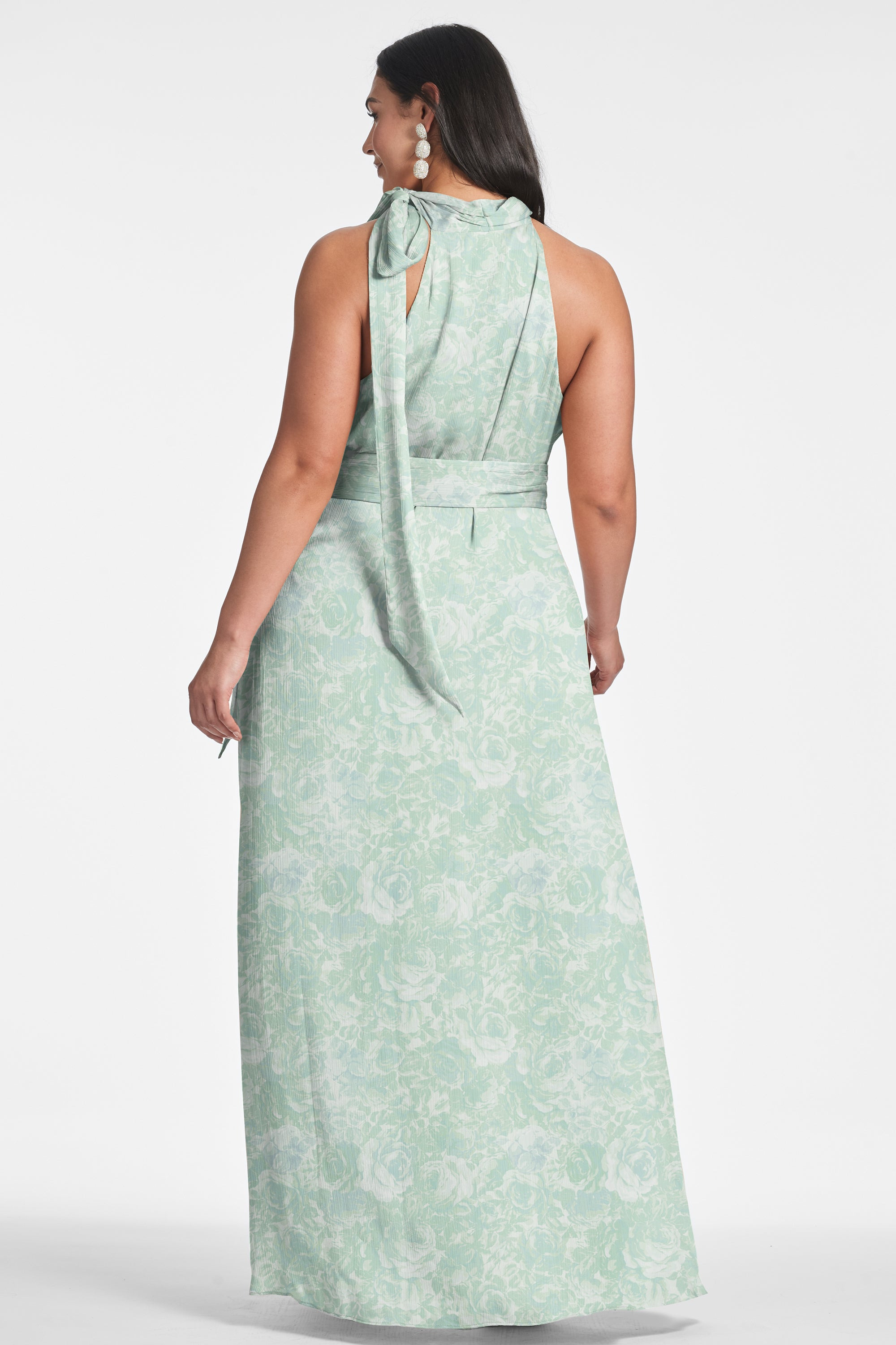 Kayla Gown - Sage Painted Floral - 7