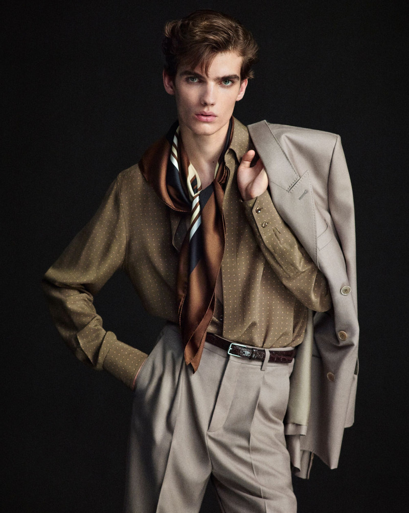 SAINT LAURENT SQUARE SCARF IN SQUARE SILK TWILL outlook