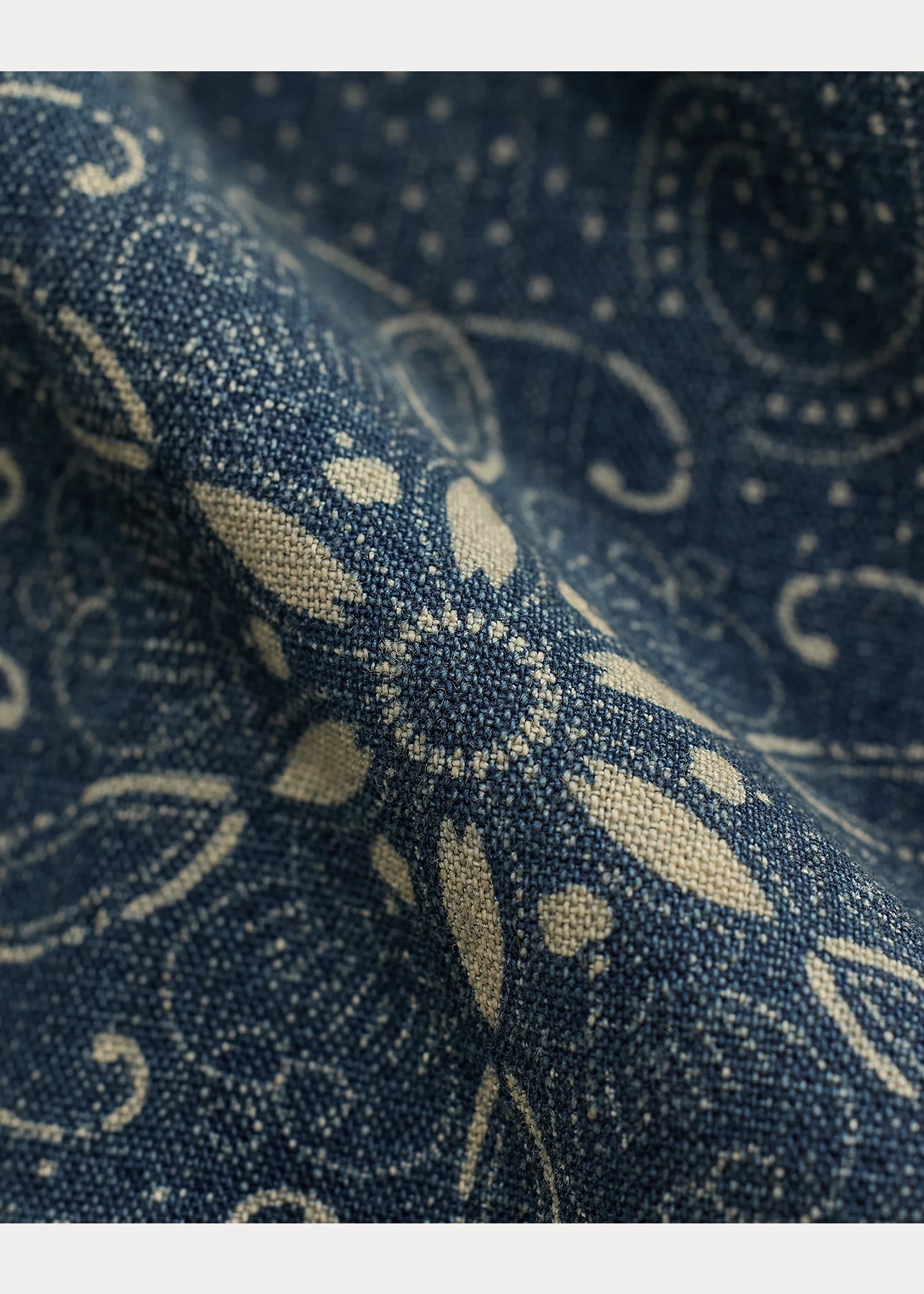 Indigo Print Woven Overshirt - 5