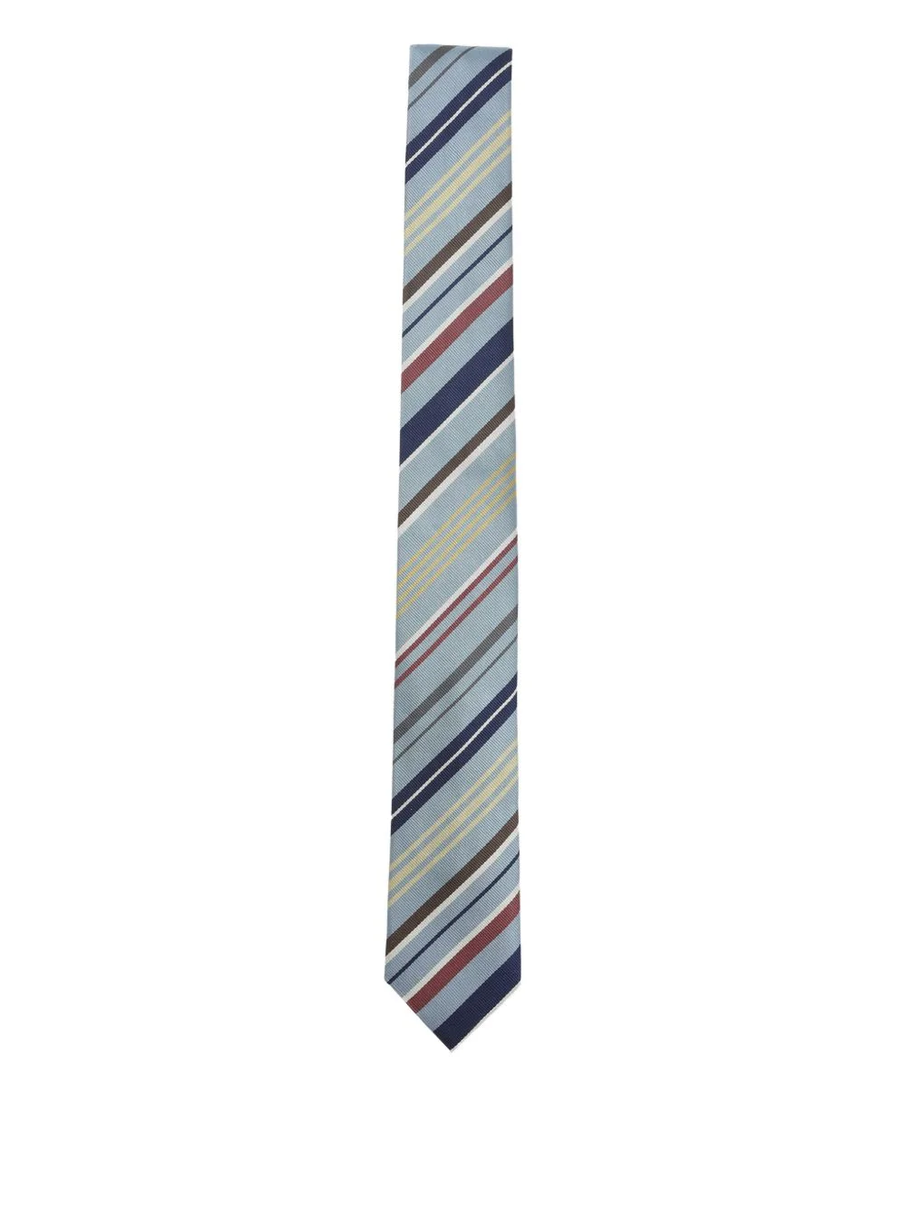 striped silk tie - 1