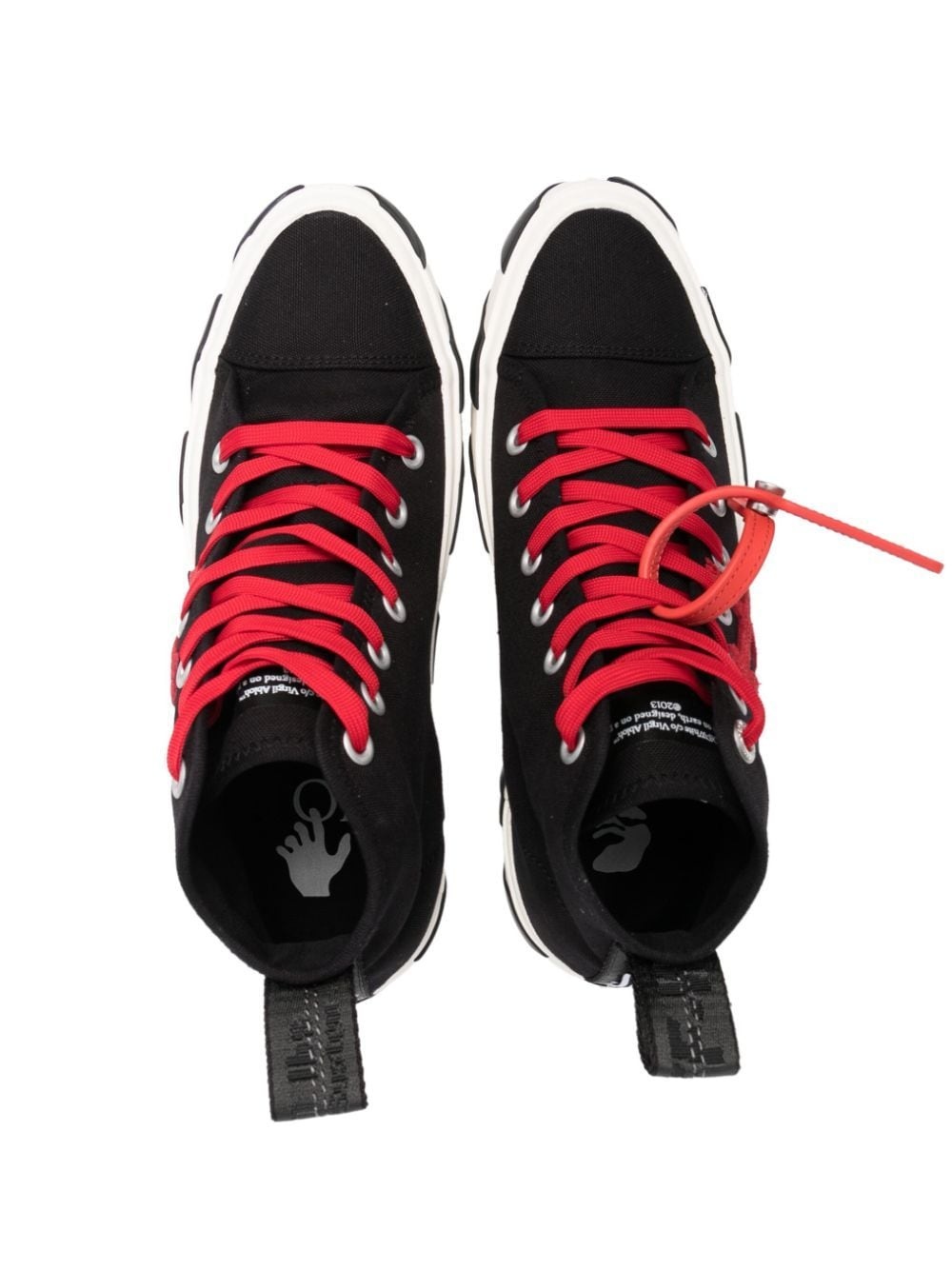 Arrows-motif high-top sneakers - 4