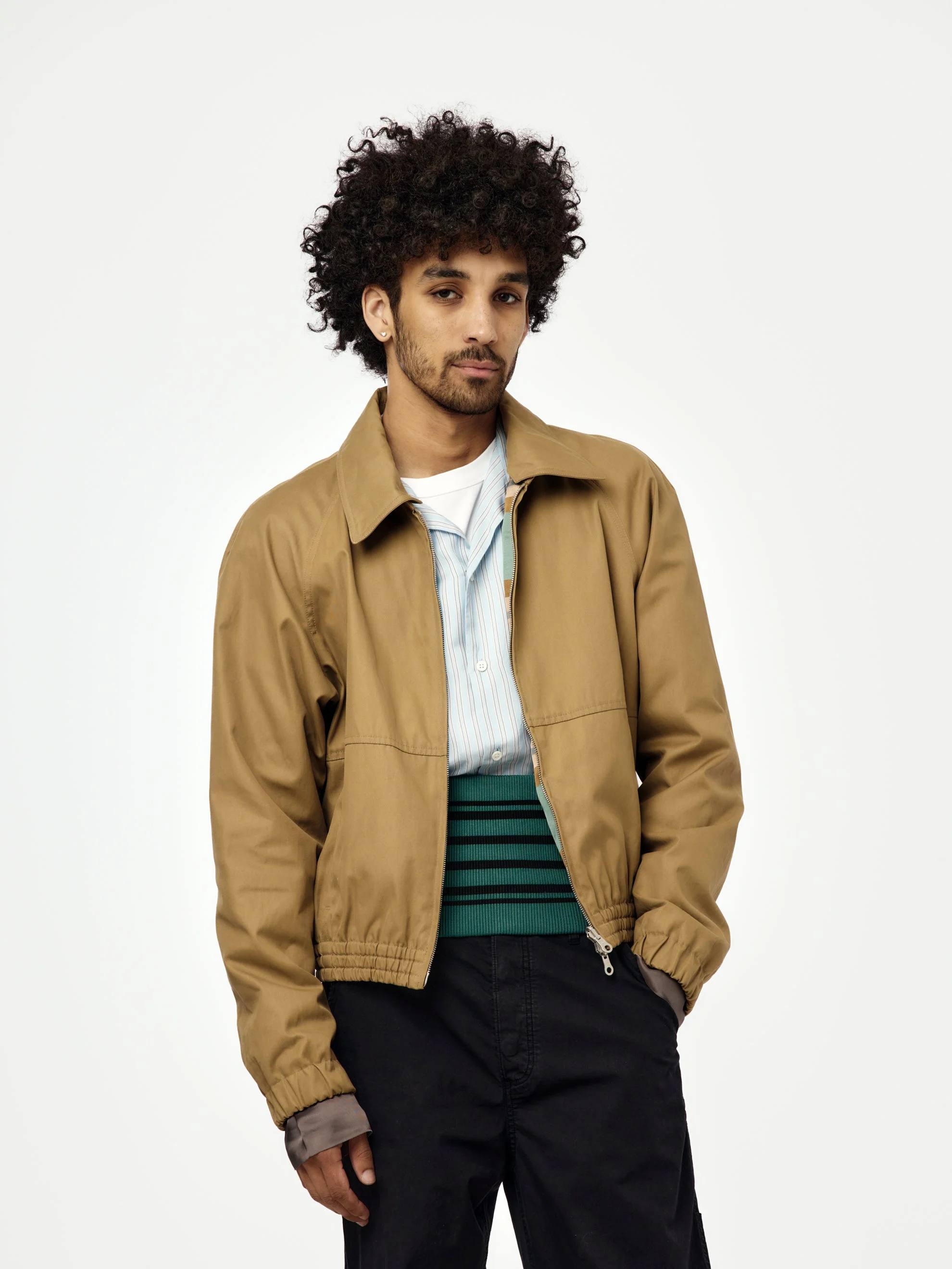 VINNYS REVERSIBLE JACKET (CAMEL) - 1