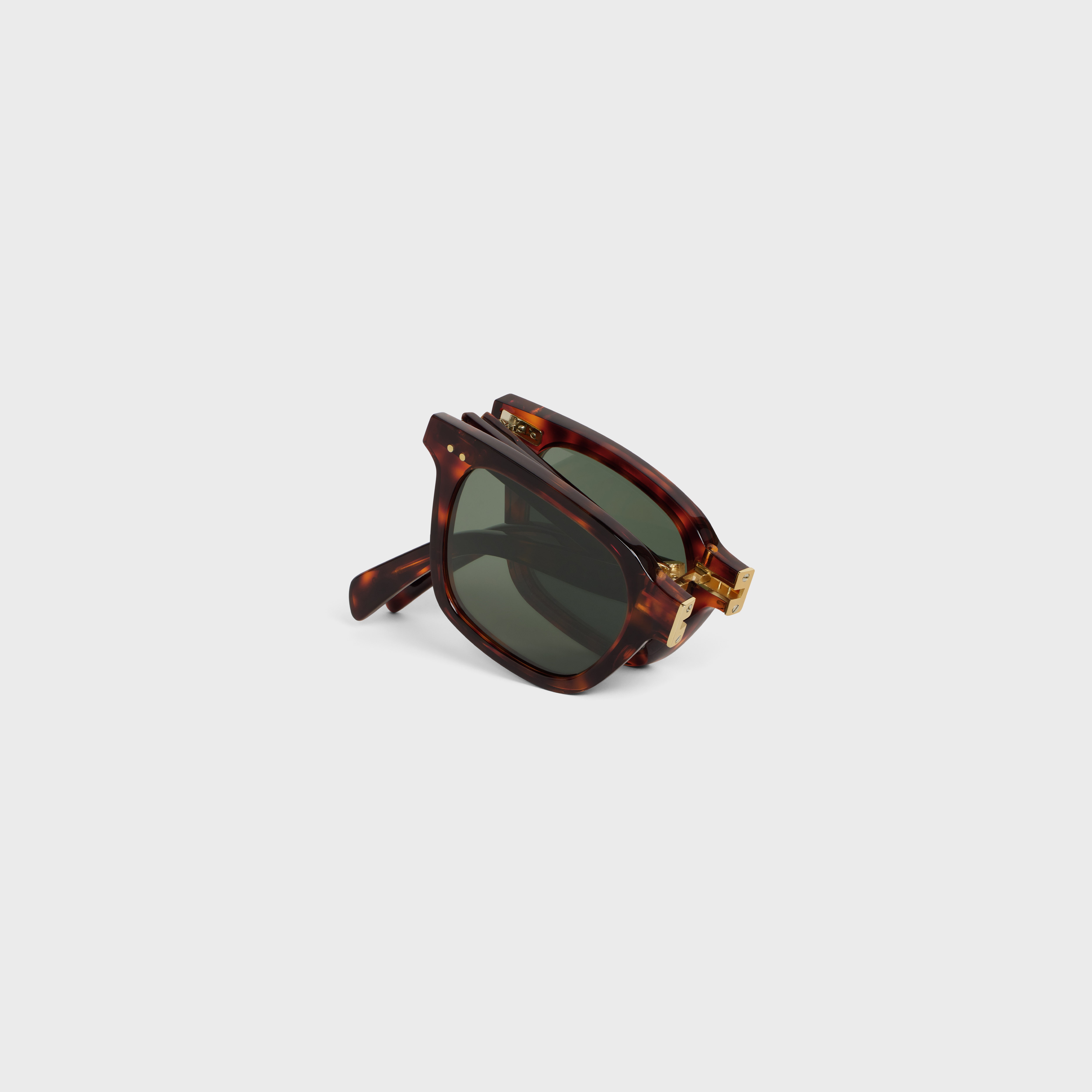 Black Frame 44 Sunglasses in Acetate with Metal - 5