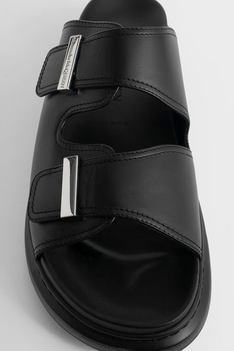 Alexander mcqueen men's black hybrid sandals - 5