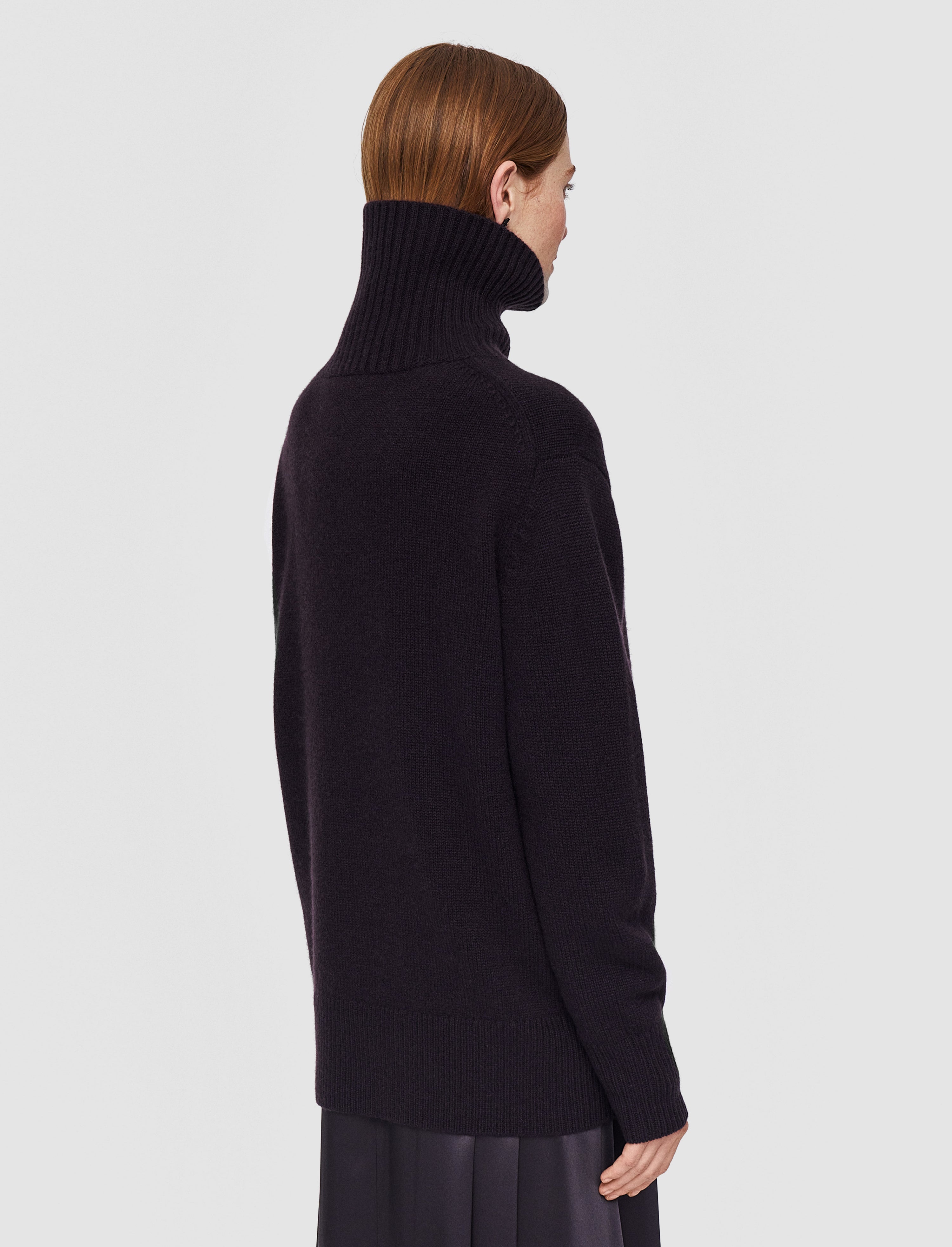 Luxe Cashmere High Neck Jumper - 4