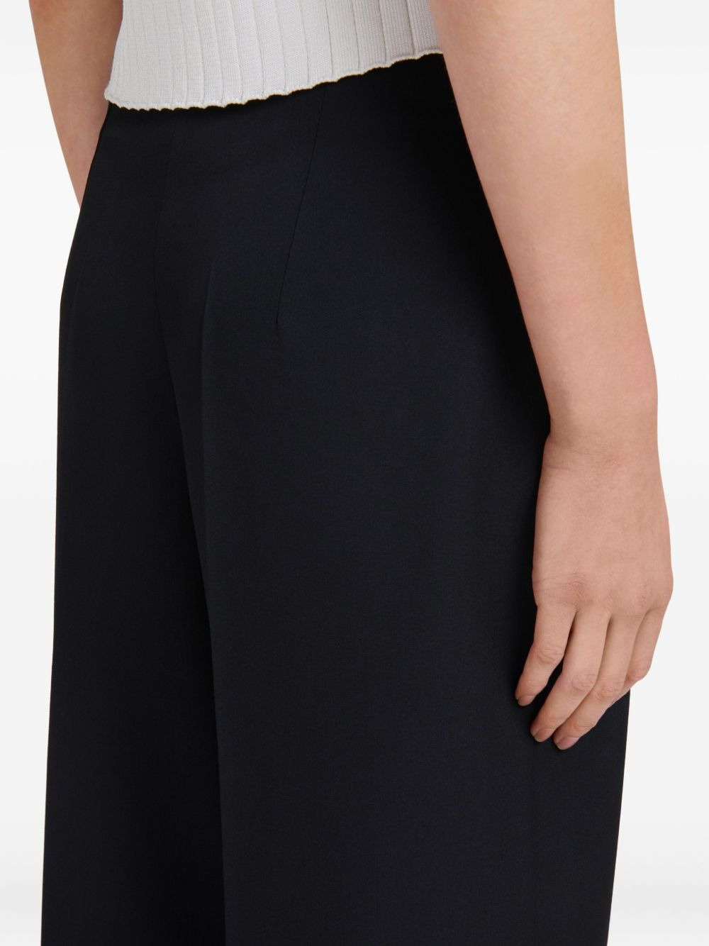 virgin-wool high-waisted trousers - 5