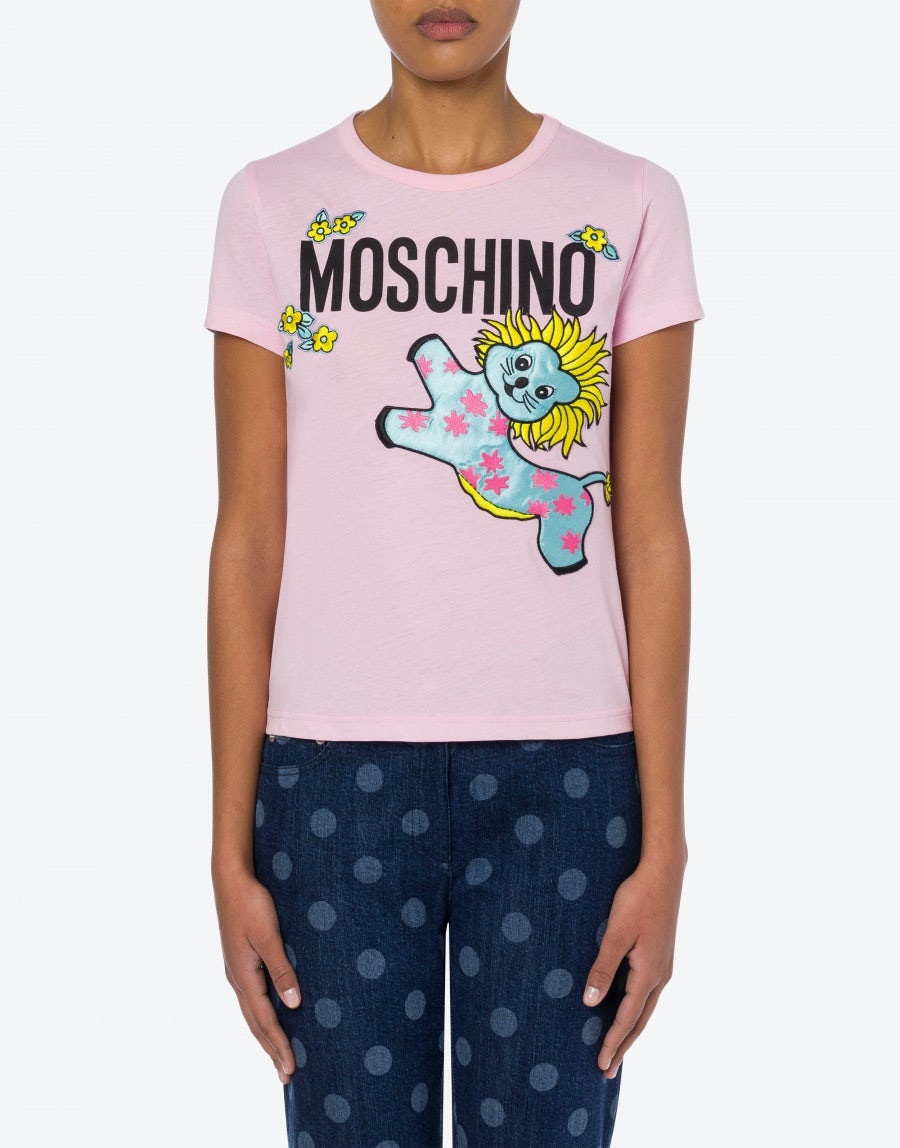 ANIMAL PATCH ORGANIC COTTON JERSEY T-SHIRT - 2