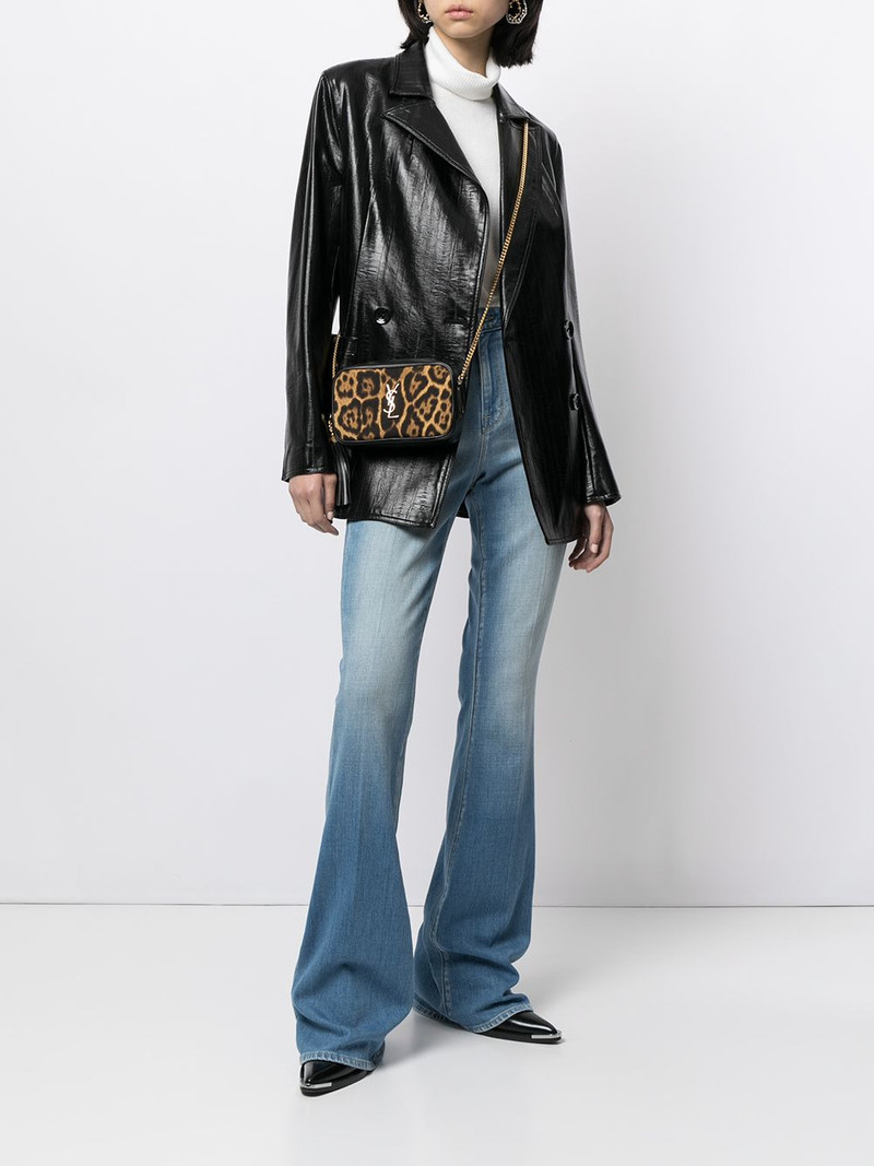 L'AGENCE stonewashed flared jeans outlook